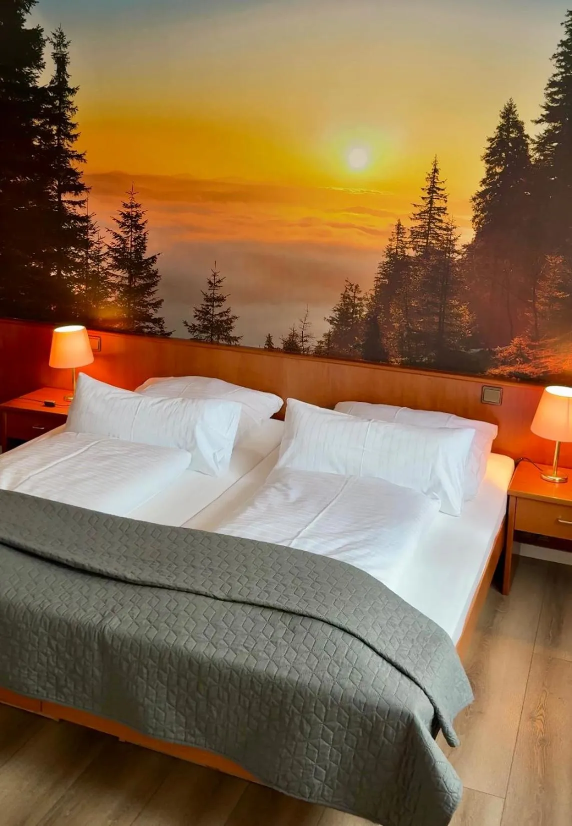 Bedroom, Bed in Park Appartements