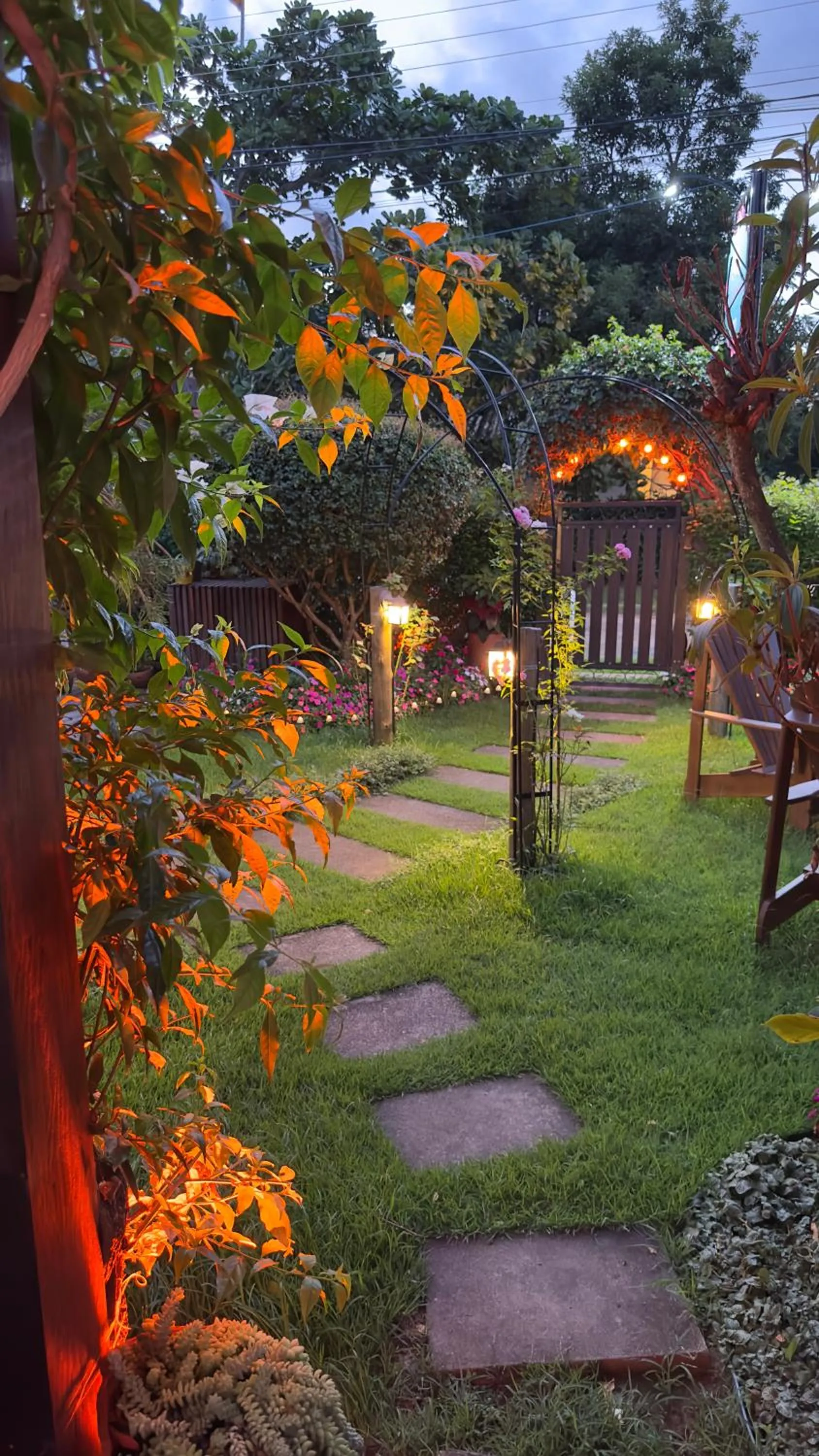 Garden in Pousada Vila Rosada