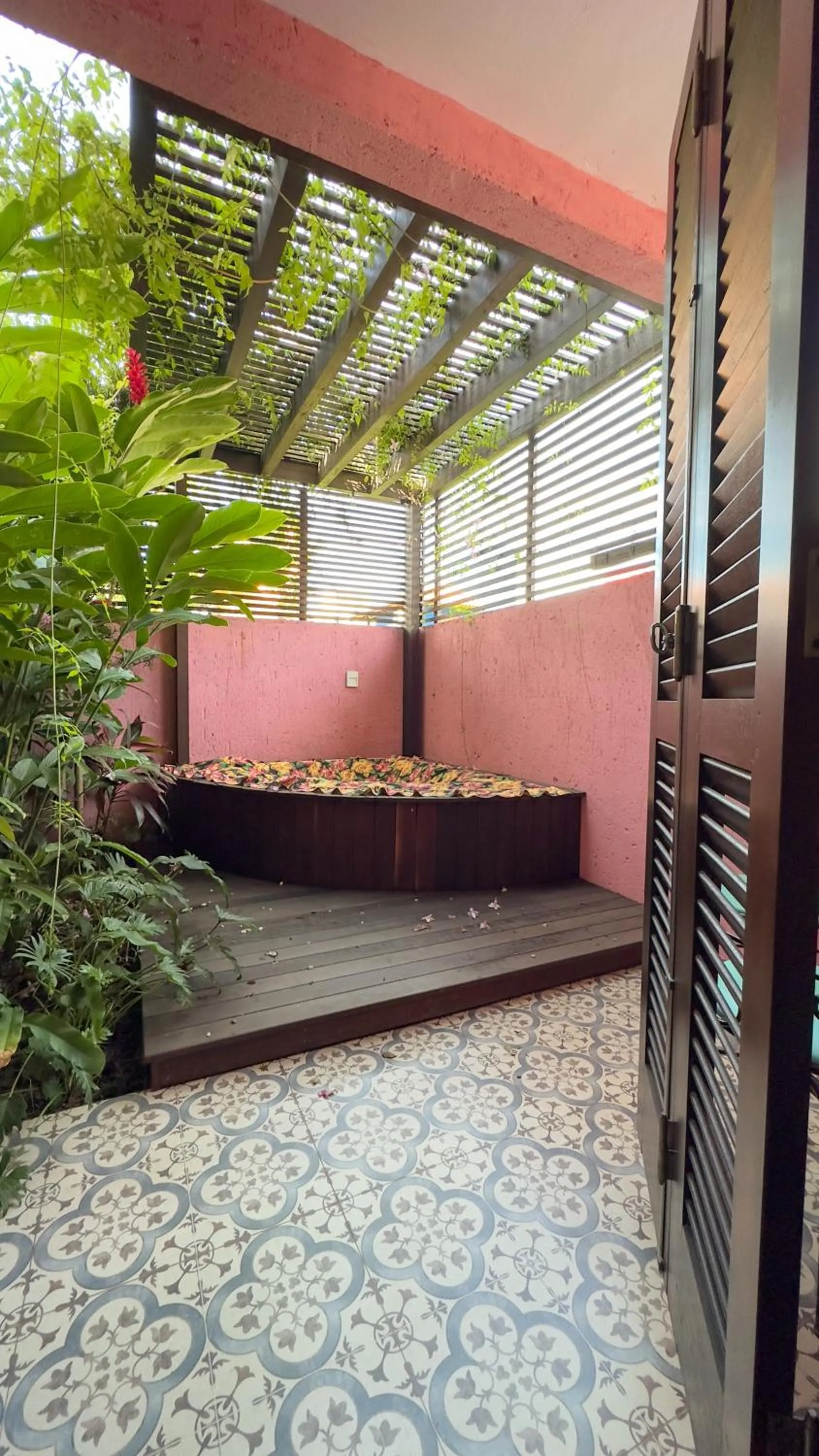 Hot Tub in Pousada Vila Rosada