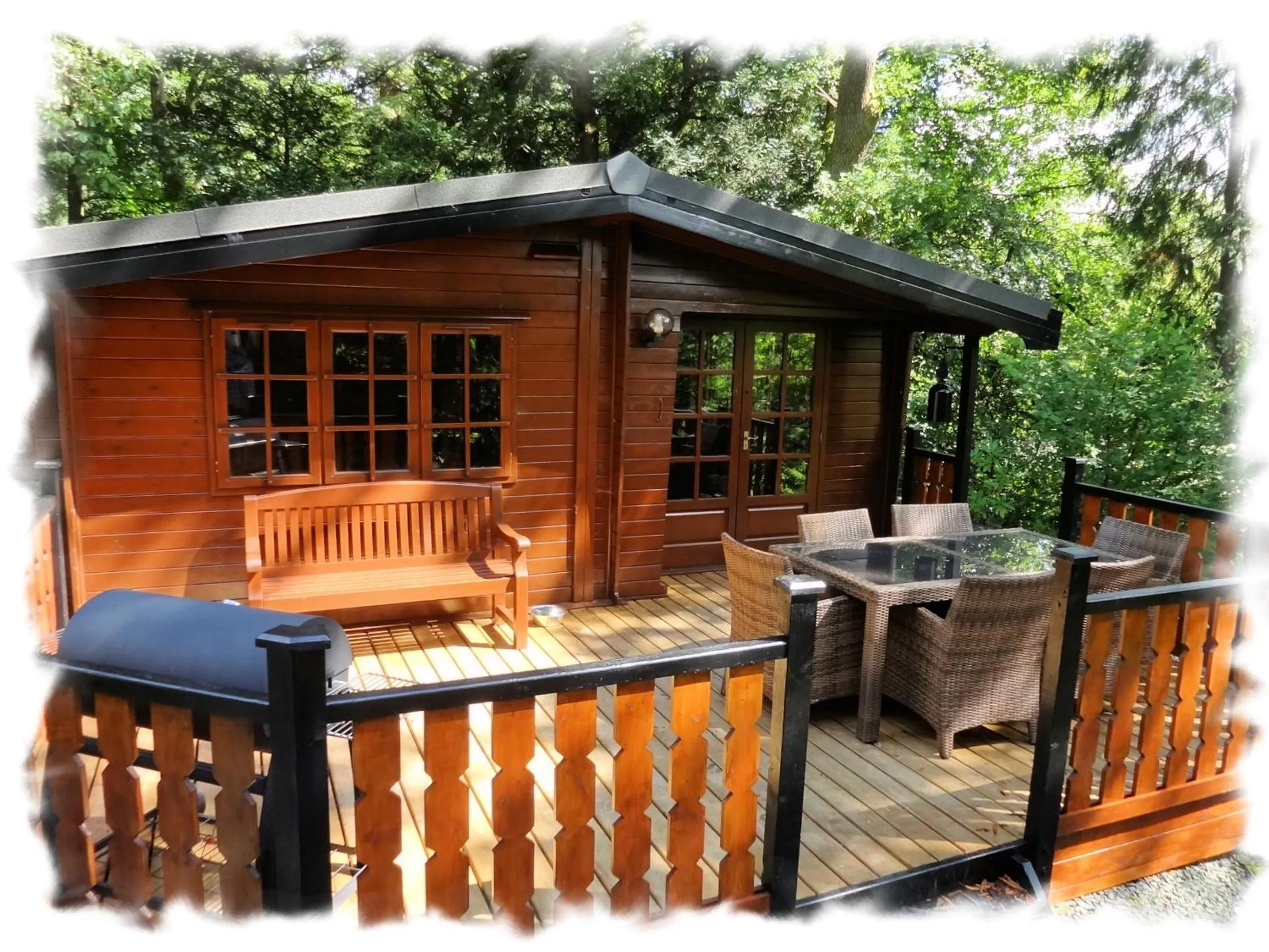 Facade/entrance in Blelham Tarn Rustic cabin in tranquil woodland