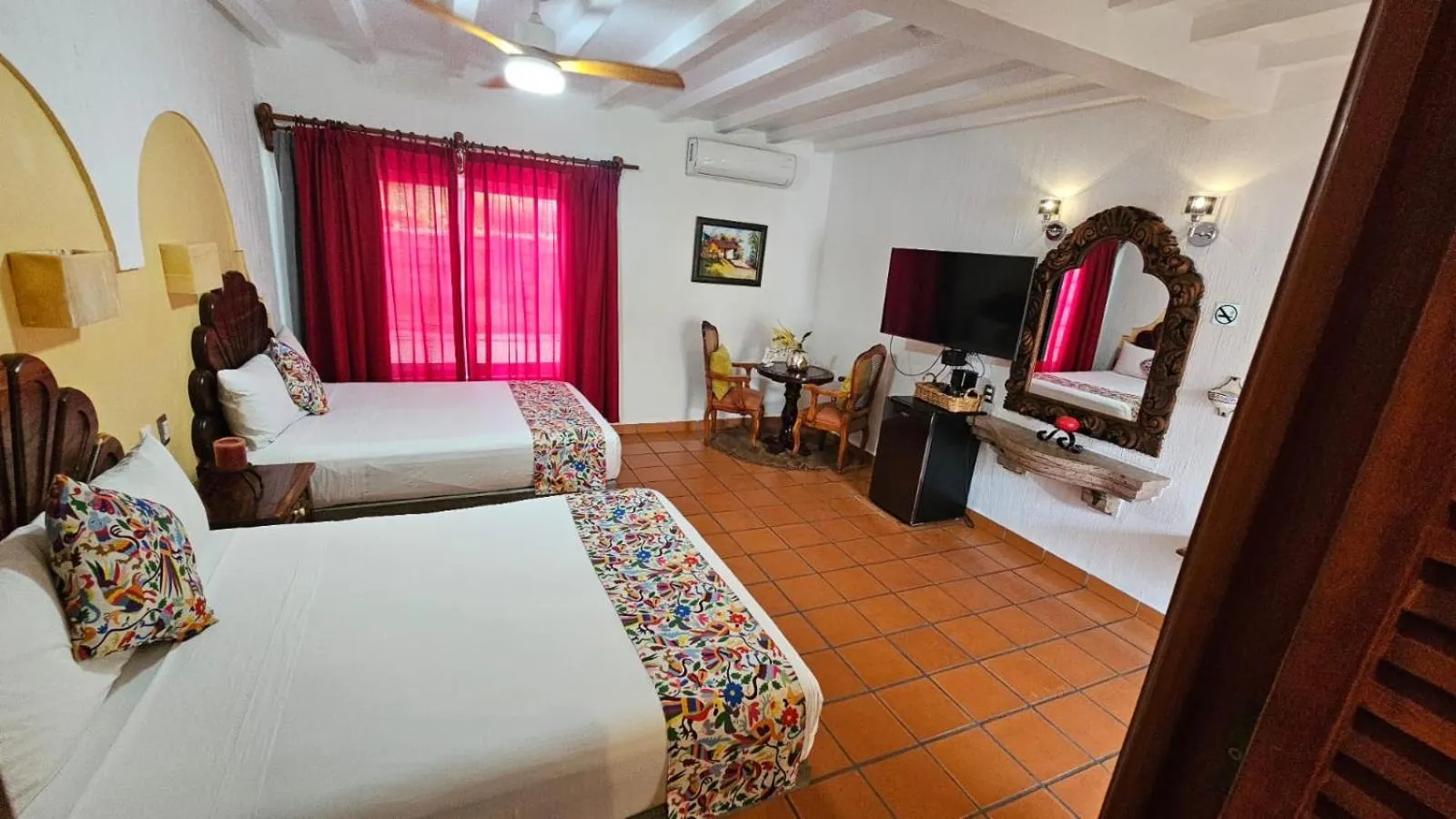 Bed in Hotel Posada Pablo de Tarso