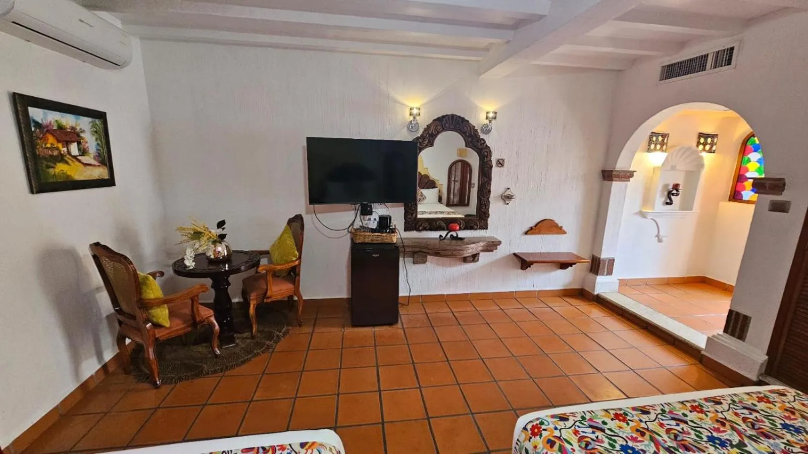 Bed in Hotel Posada Pablo de Tarso