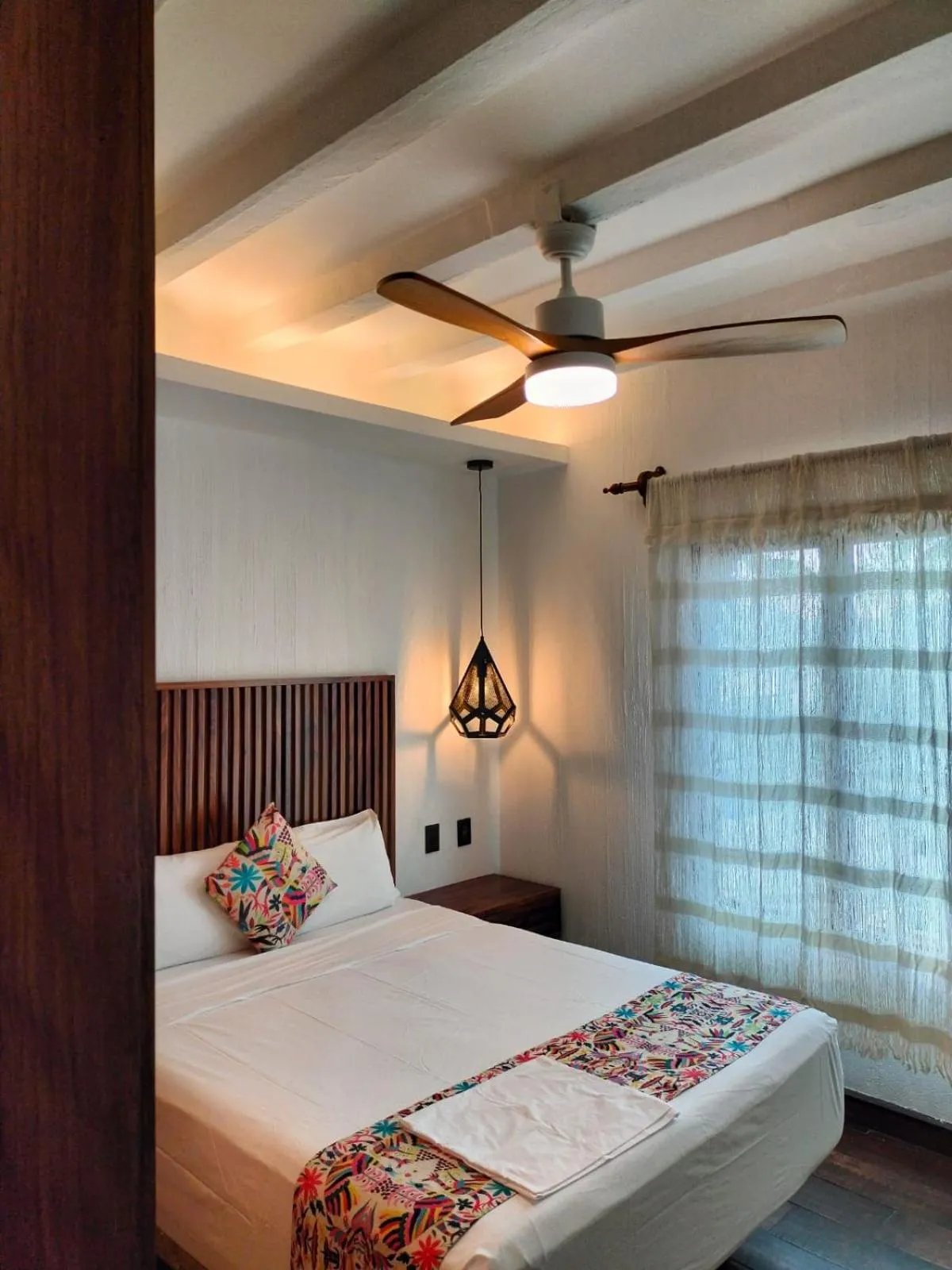 Bed in Hotel Posada Pablo de Tarso