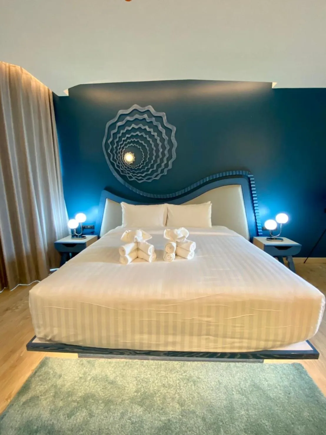 Bed in Elmas Cha Am Design Hotel