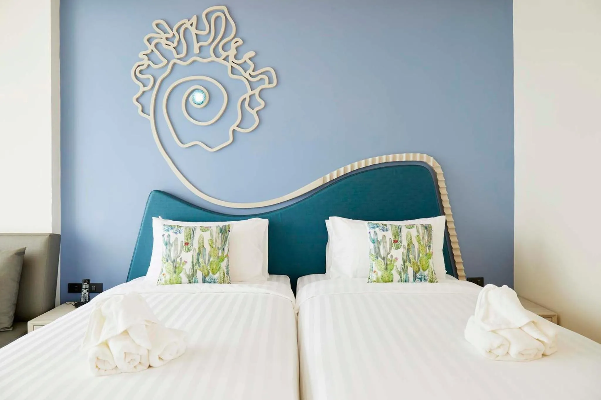 Bed in Elmas Cha Am Design Hotel