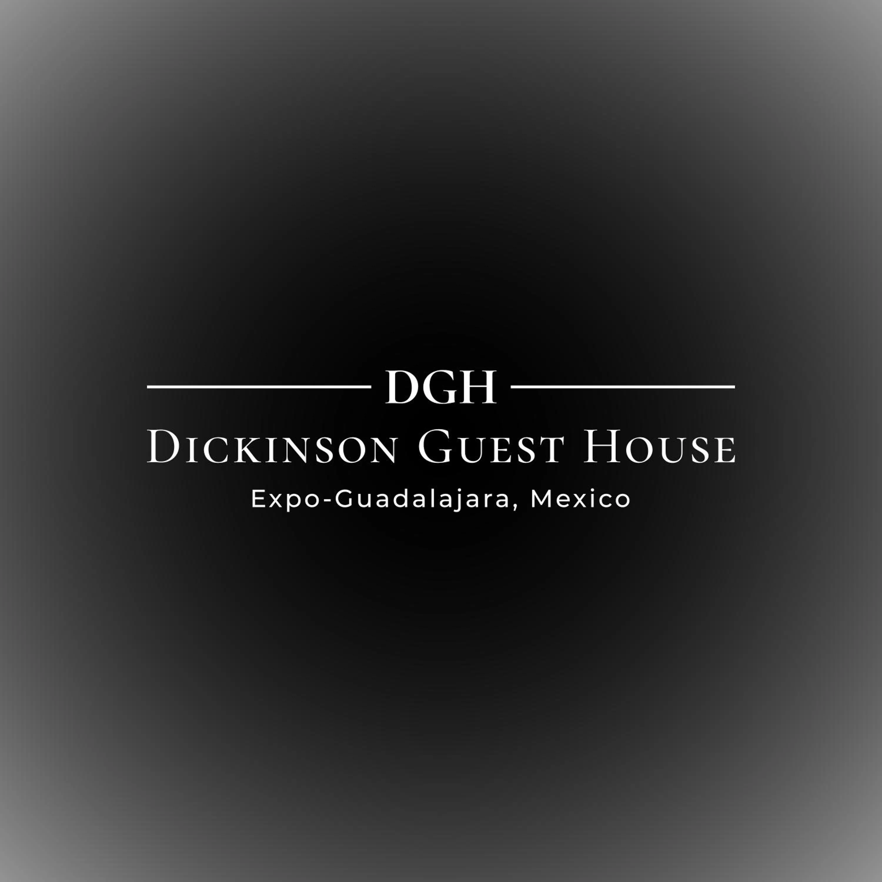 Property logo or sign in Dickinson Guest House, Guadalajara Expo
