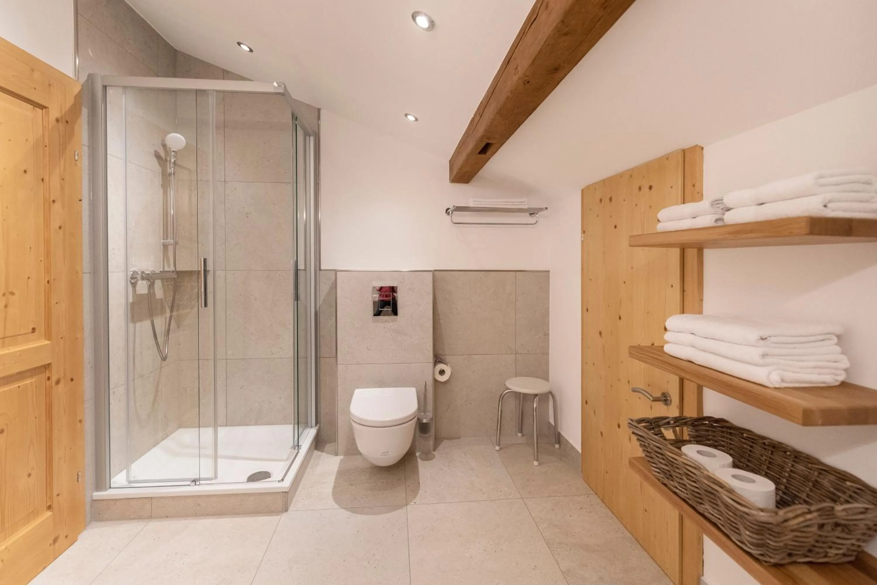 Bathroom in Gästehaus Bergstüberl