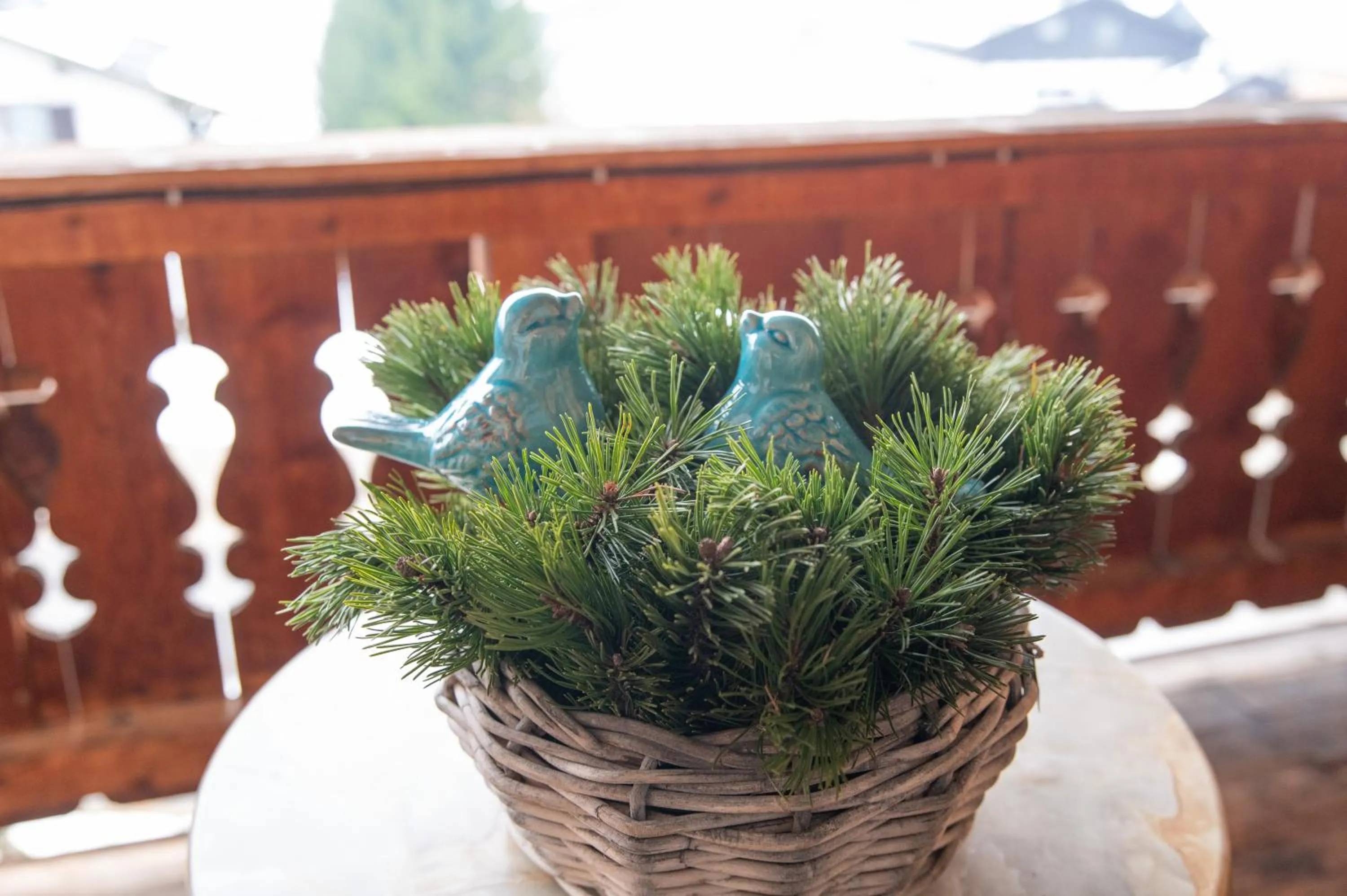 Balcony/Terrace in Gästehaus Bergstüberl
