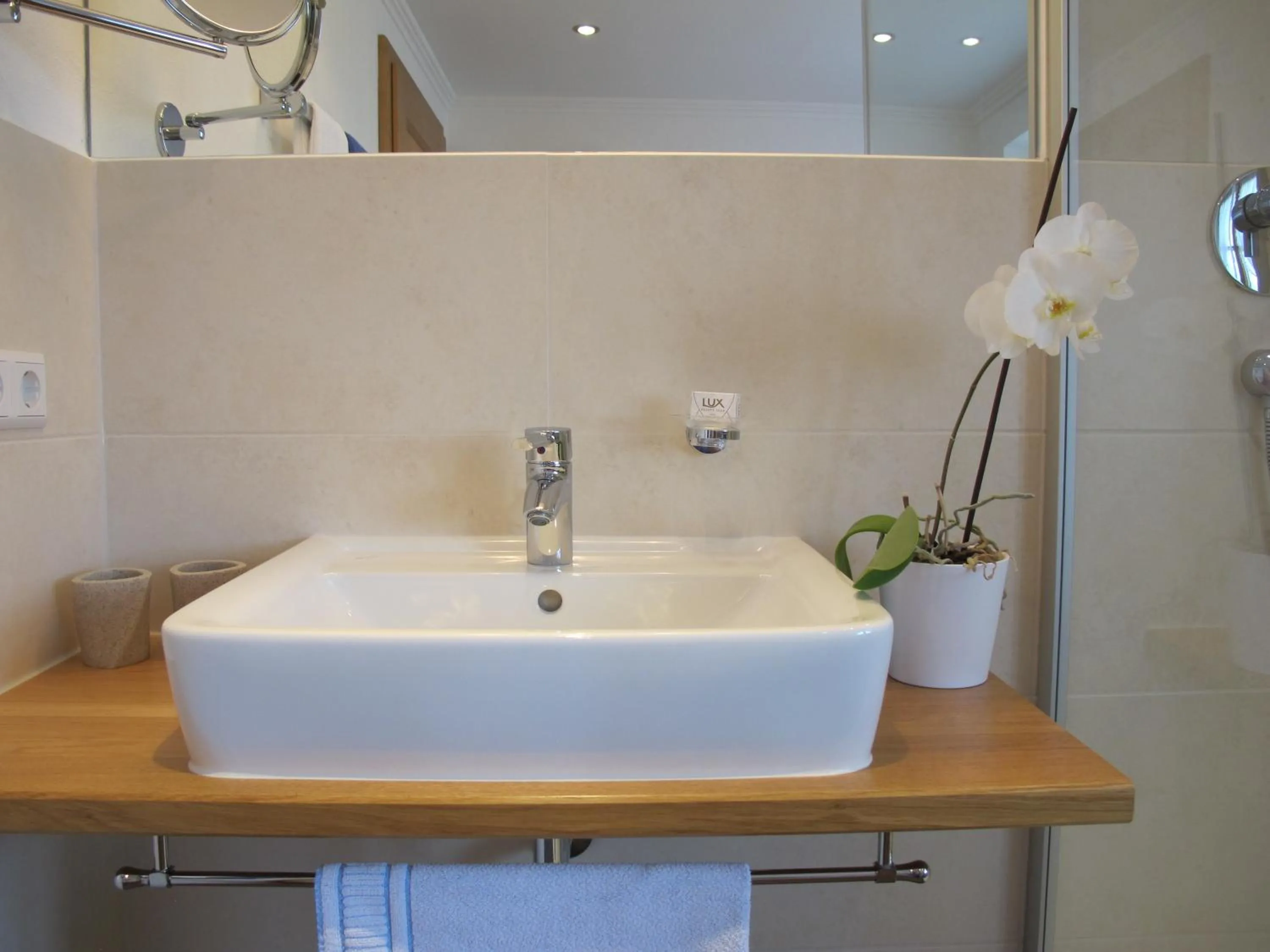 Bathroom in Gästehaus Bergstüberl