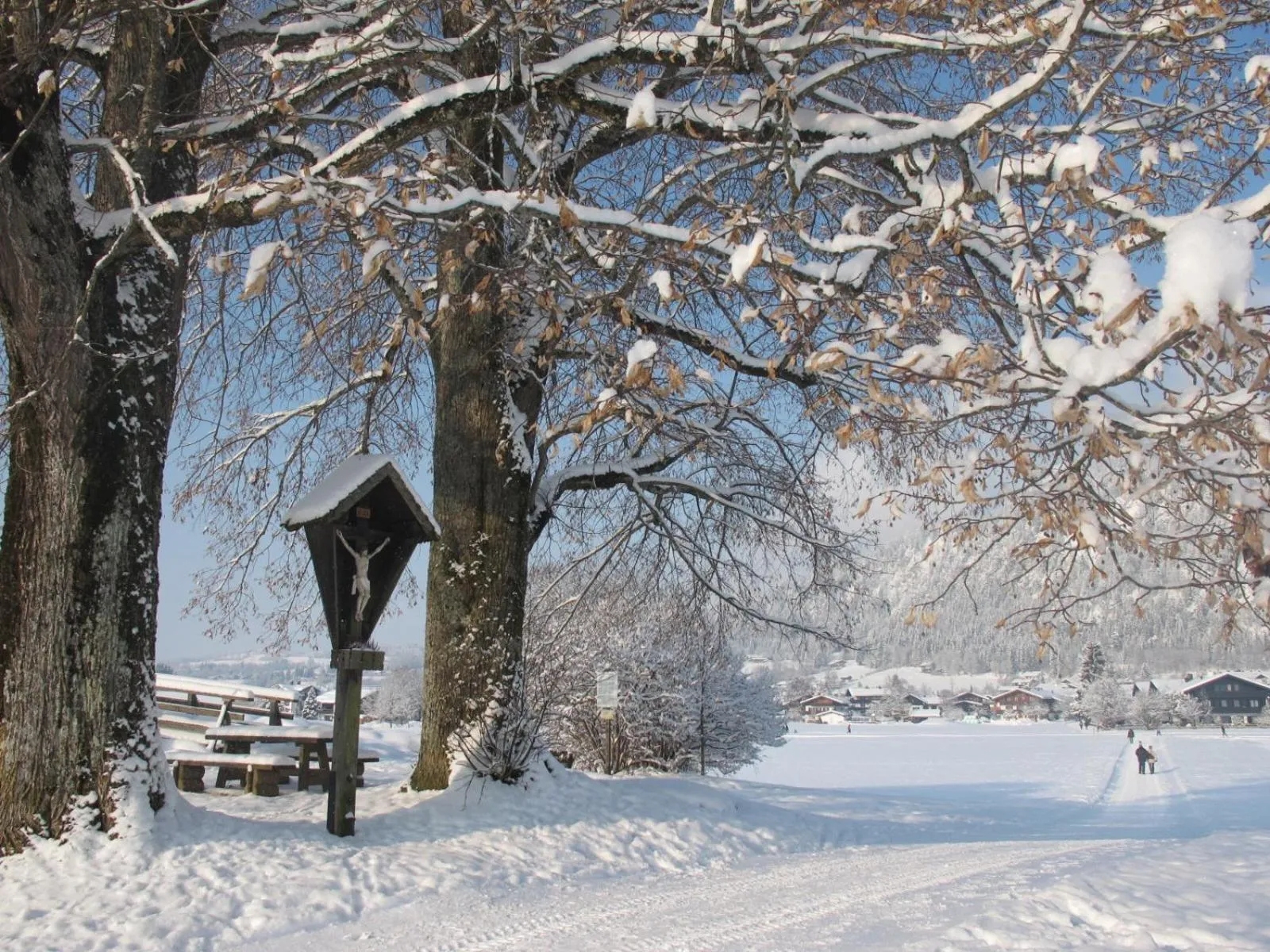 Natural landscape in Gästehaus Bergstüberl