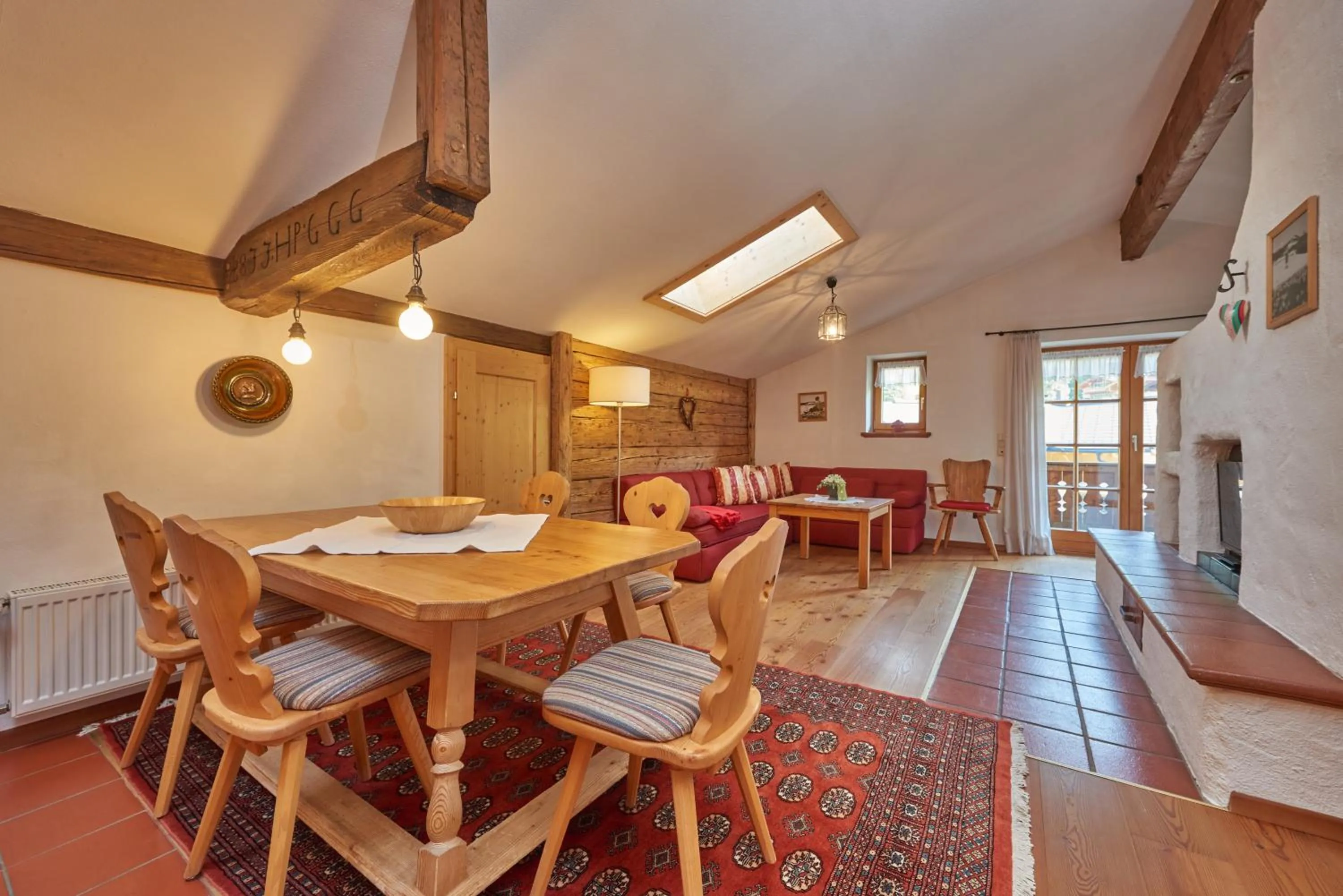 Living room in Gästehaus Bergstüberl