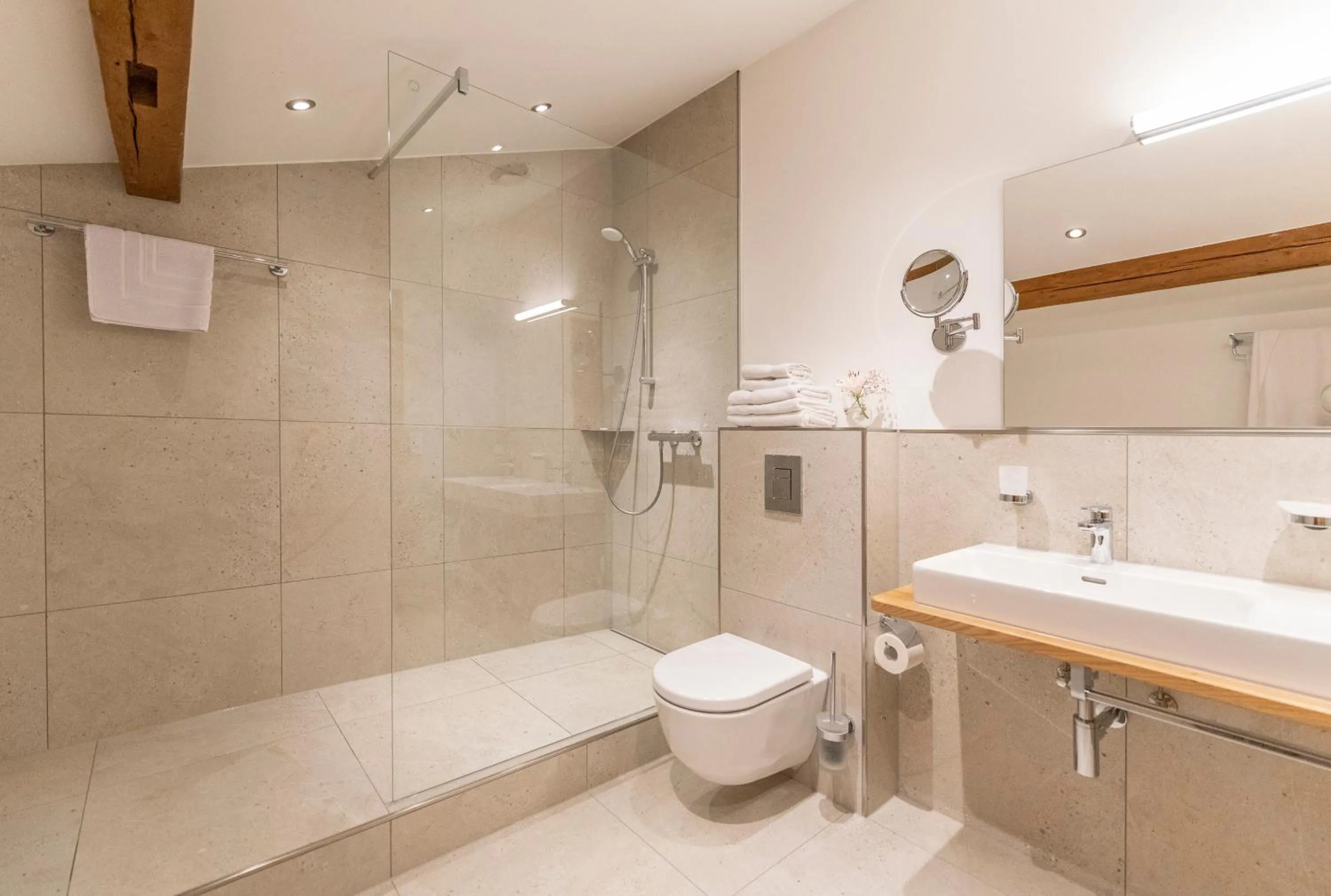 Bathroom in Gästehaus Bergstüberl