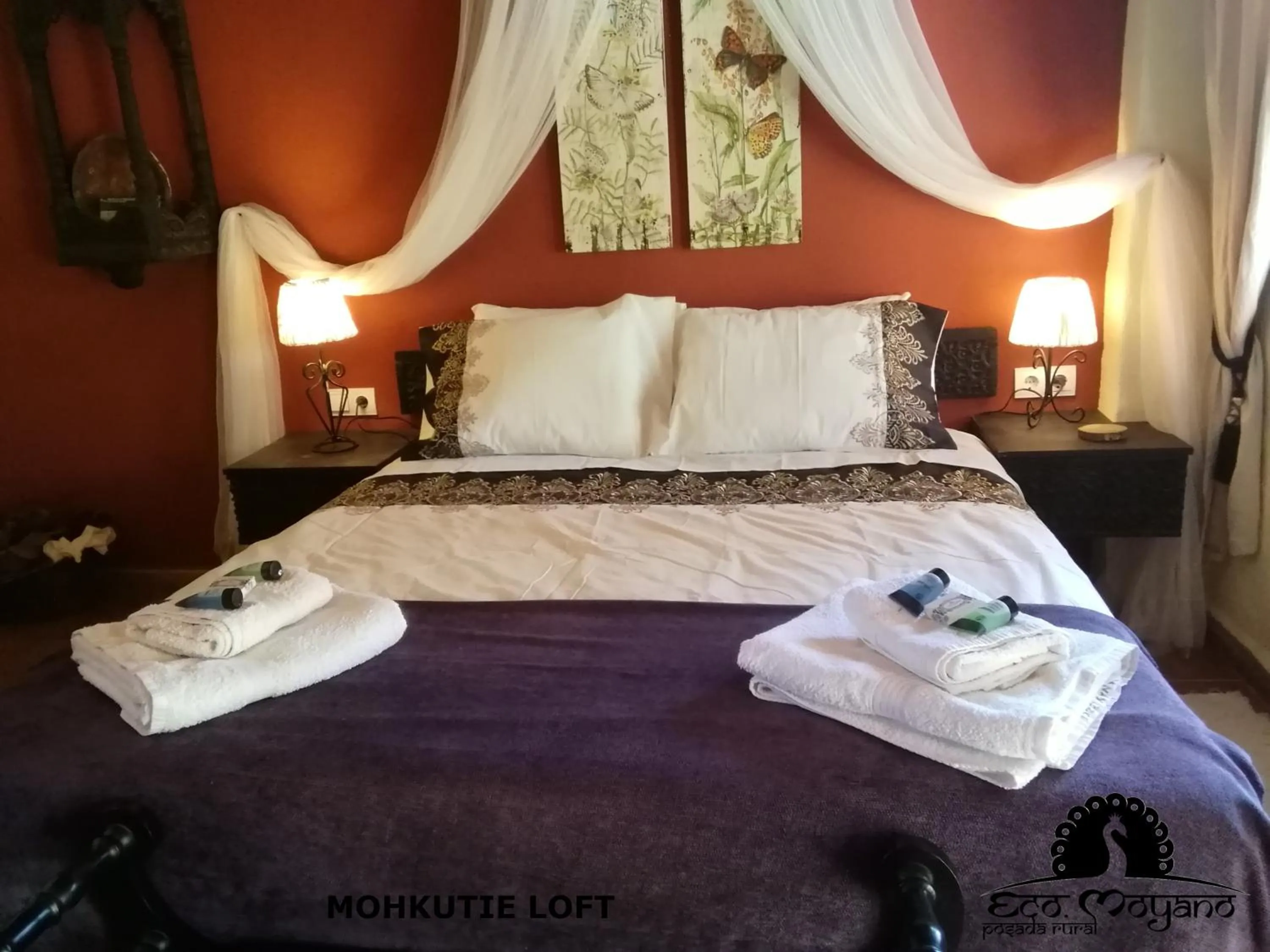 Bed in Eco Moyano Posada