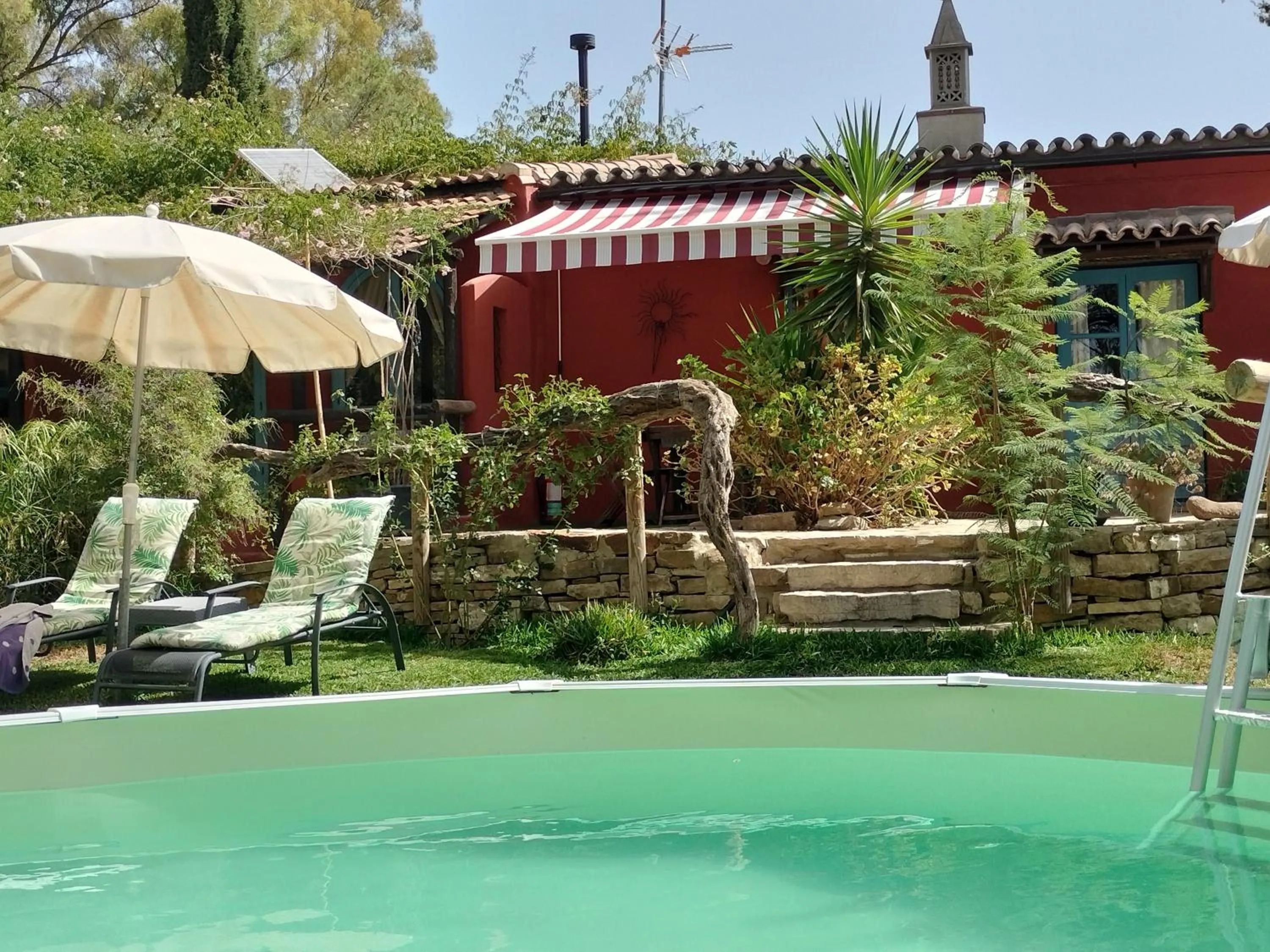 Swimming pool in Eco Moyano Posada