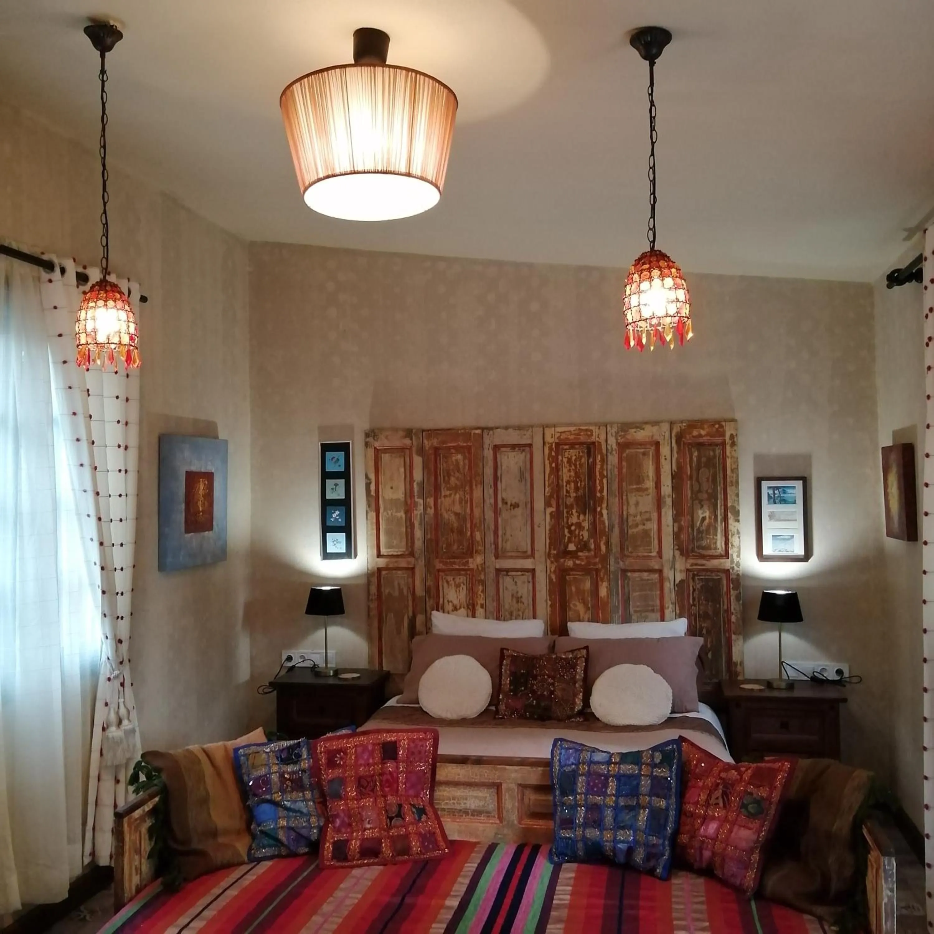 Photo of the whole room, Bed in Eco Moyano Posada