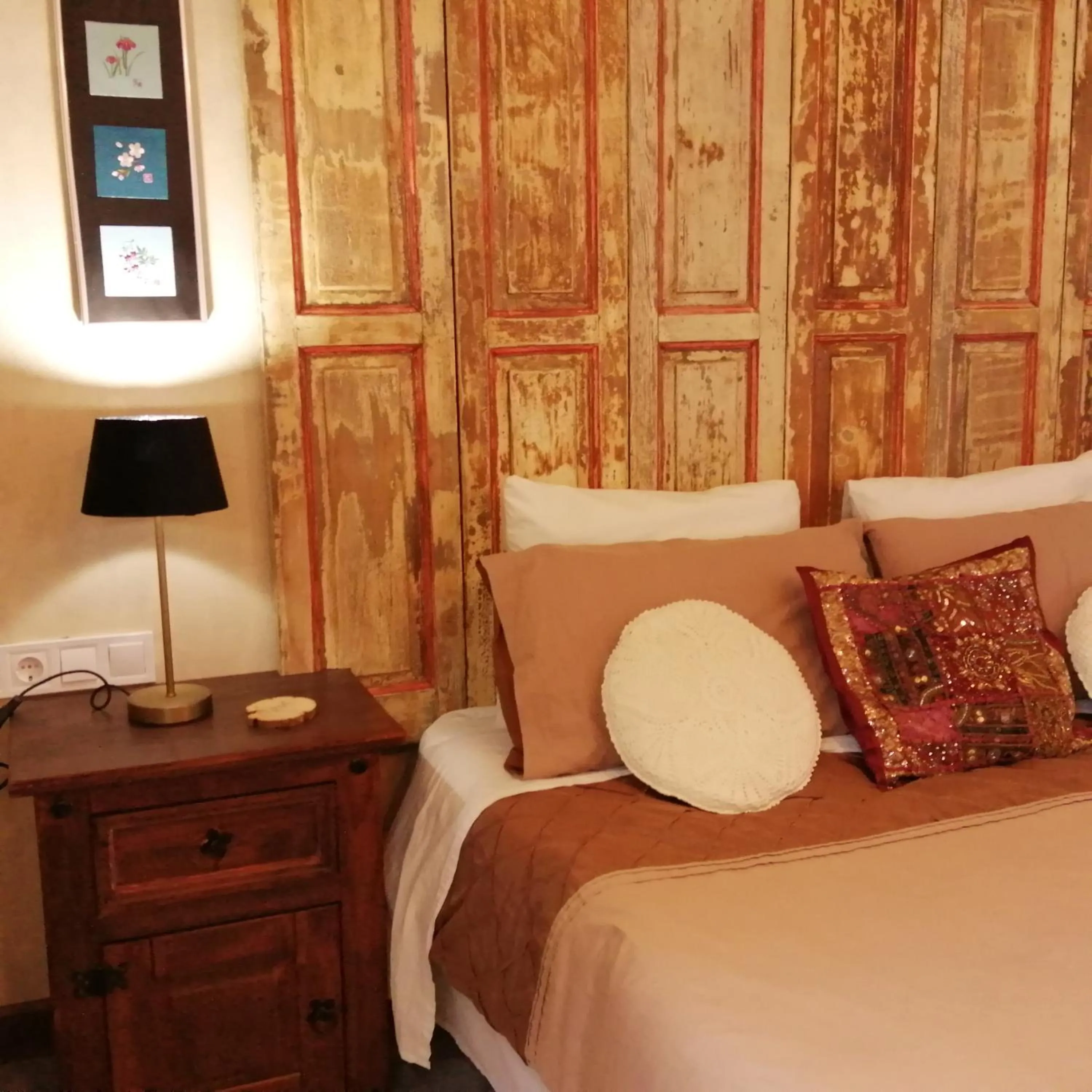 Bed in Eco Moyano Posada