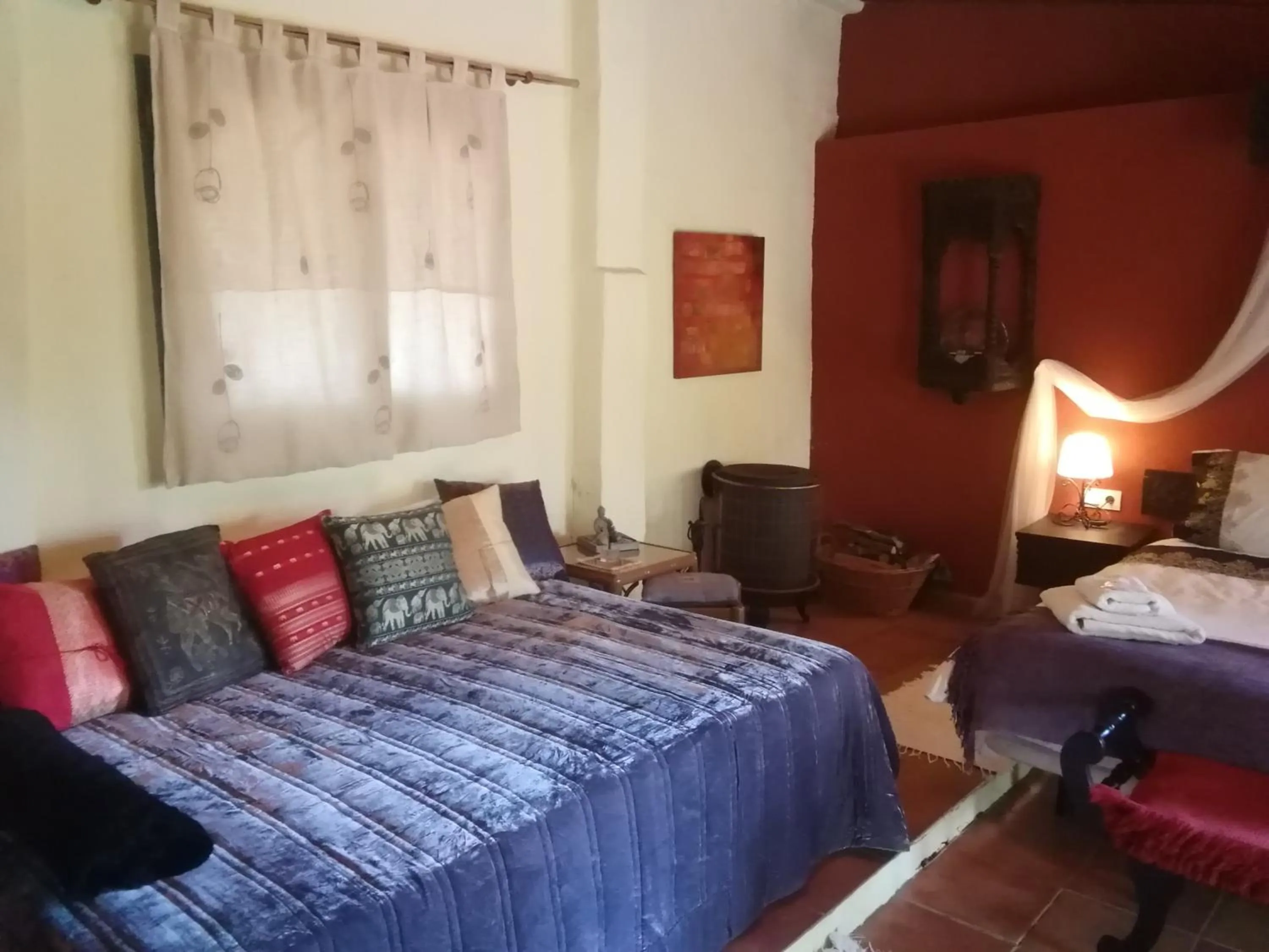 Bed in Eco Moyano Posada