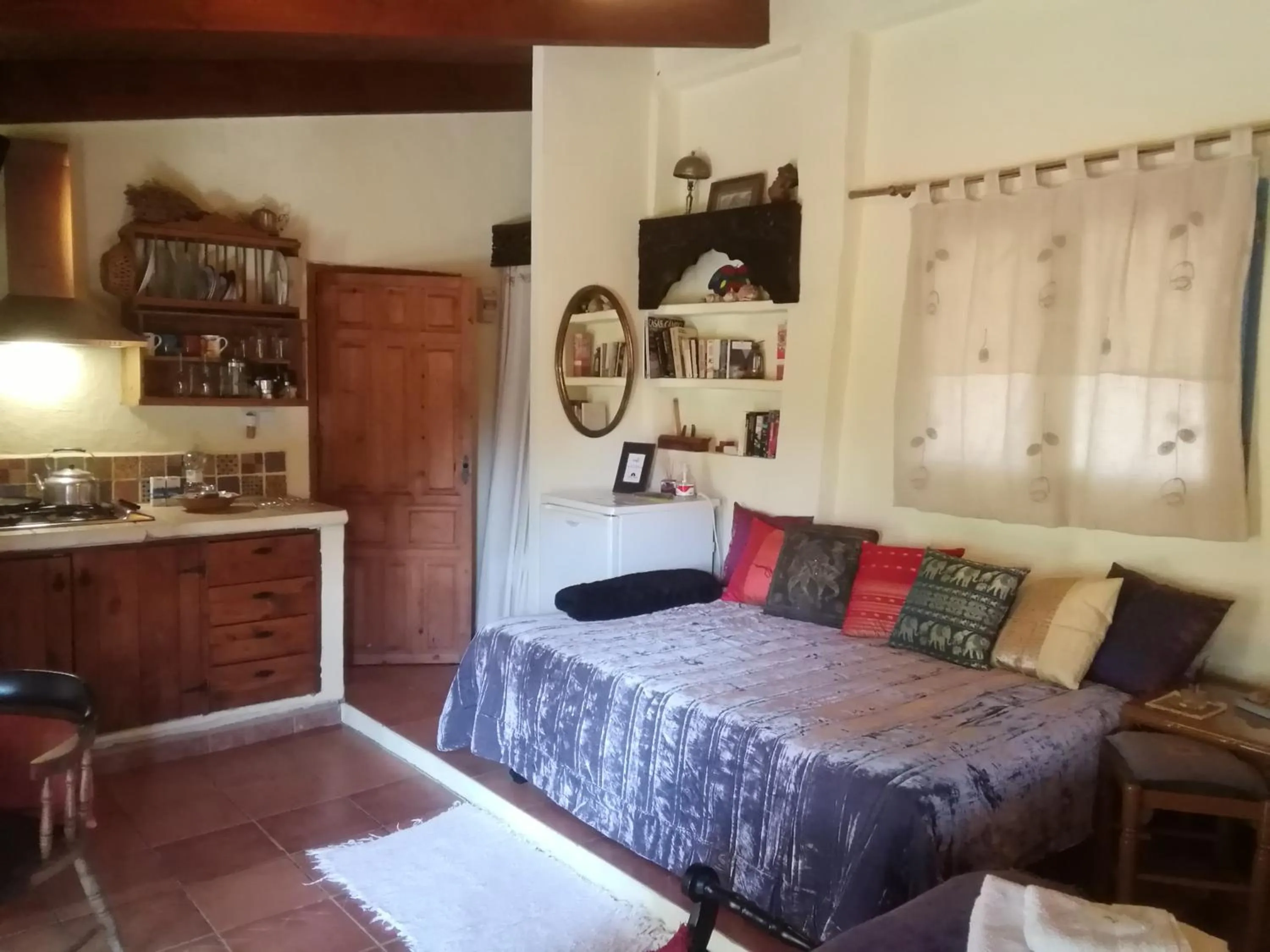 Bed in Eco Moyano Posada