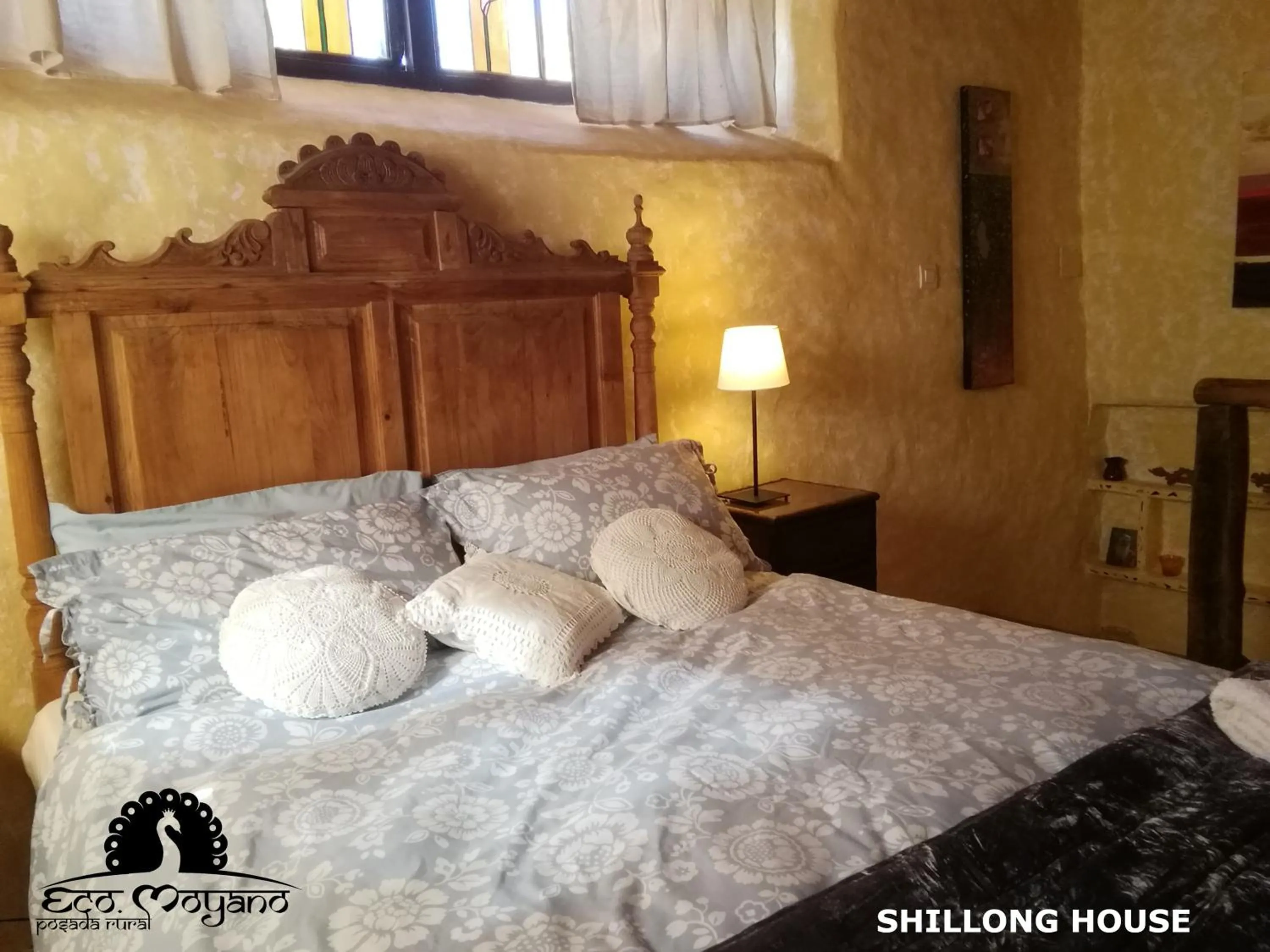 Bed in Eco Moyano Posada