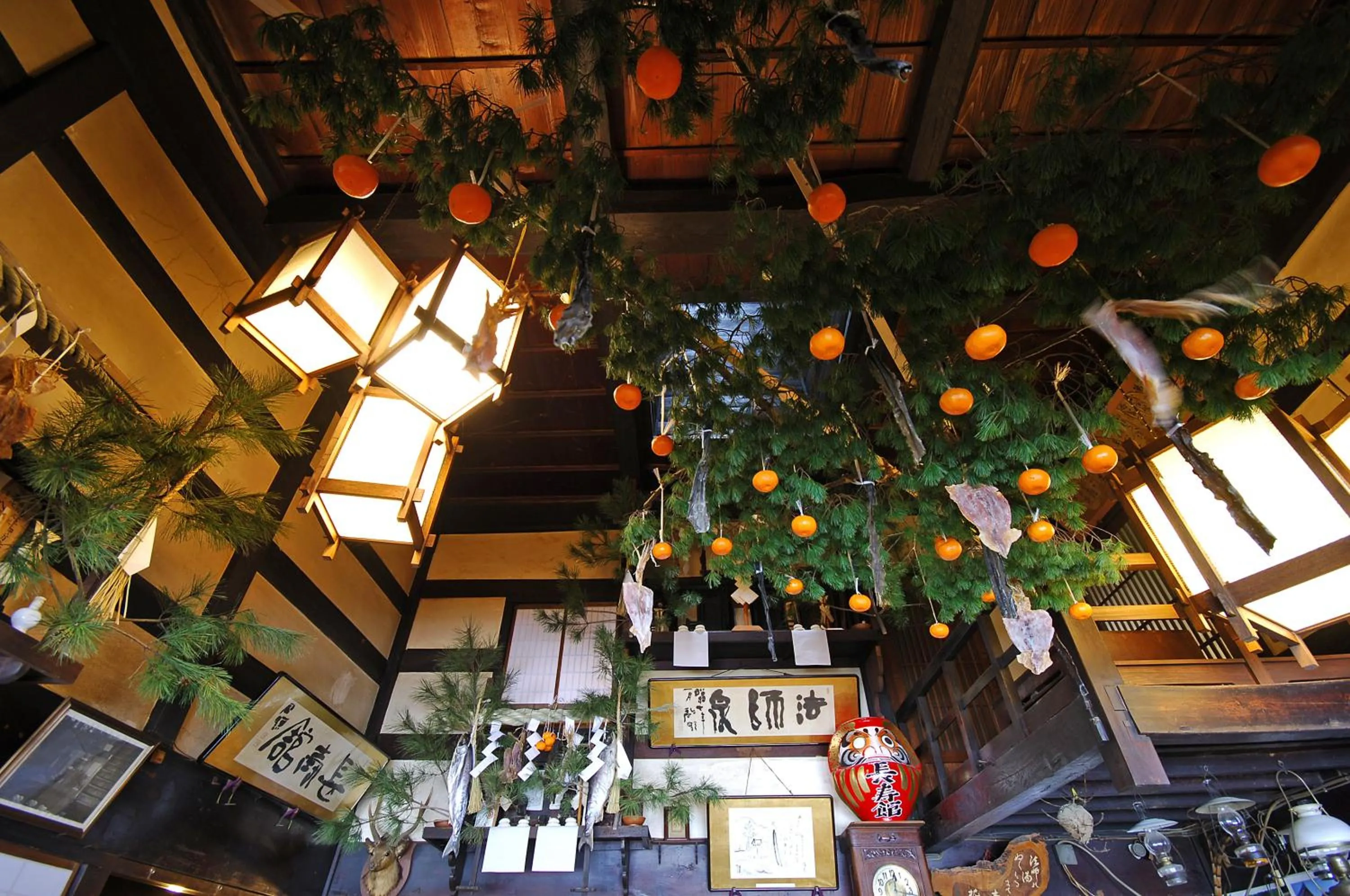 Decorative detail in Houshi Onsen Chojukan