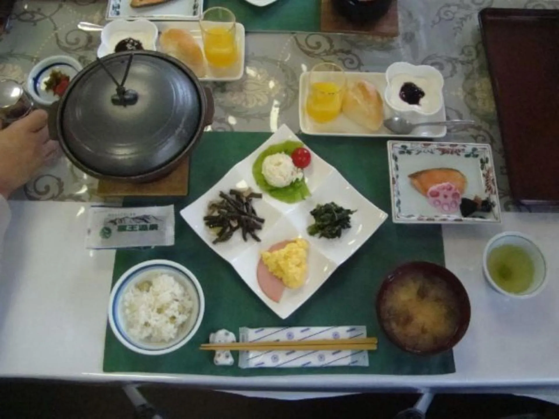 Breakfast in Mogamitakayu Zenshichinoyu Ohira