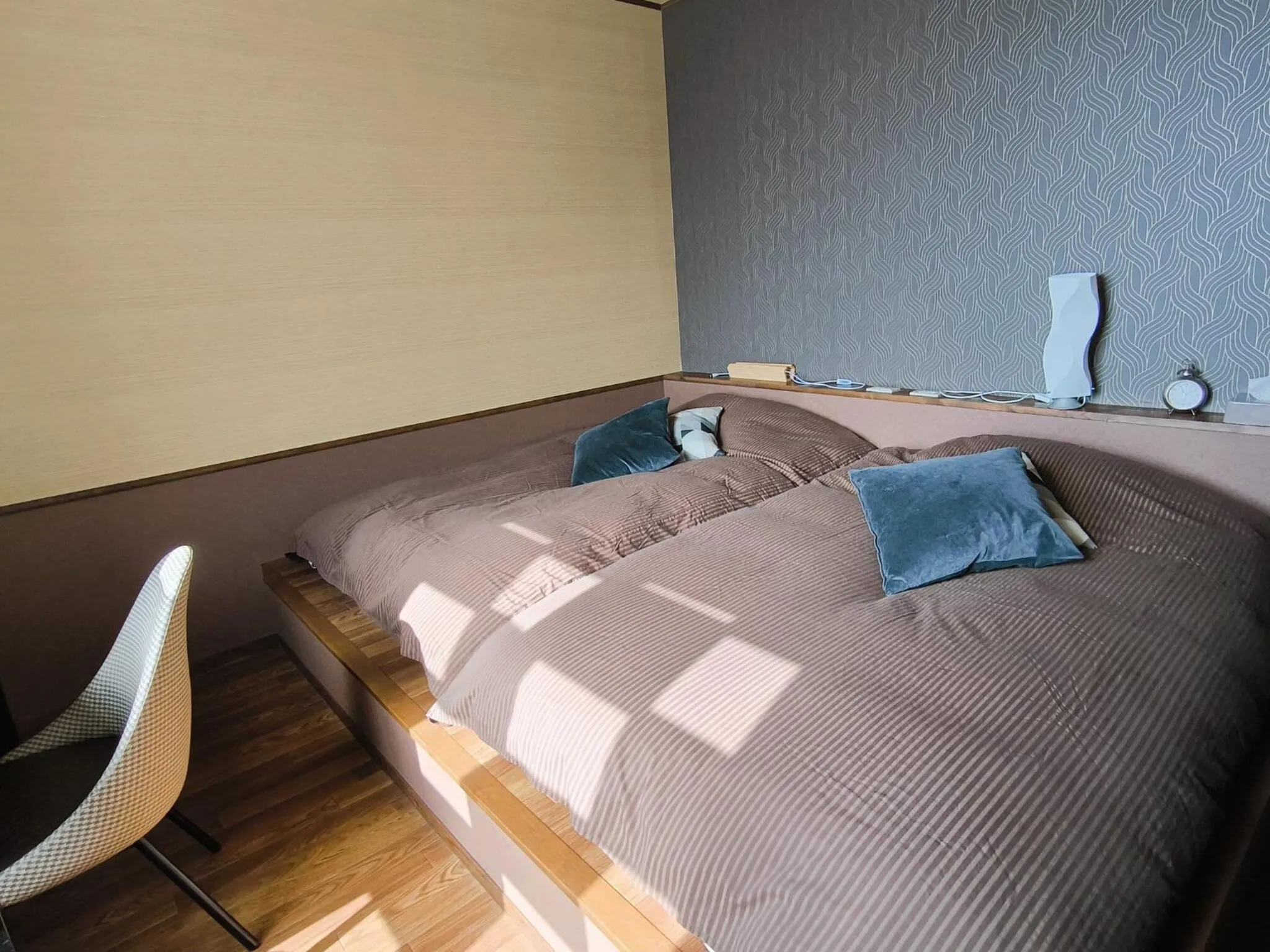 Bed in Mogamitakayu Zenshichinoyu Ohira