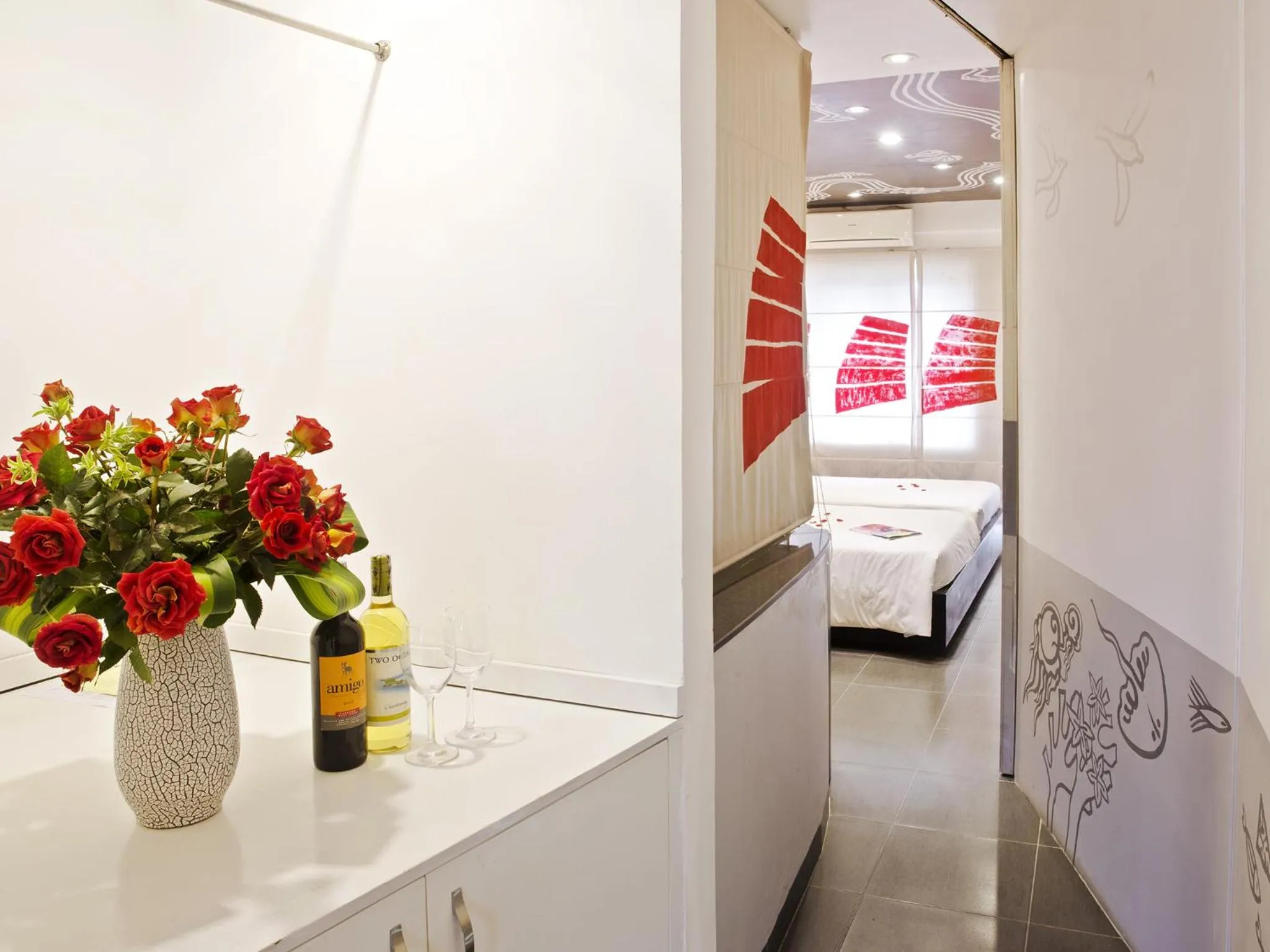 Photo of the whole room, Bed in Thang Long Espana Hotel