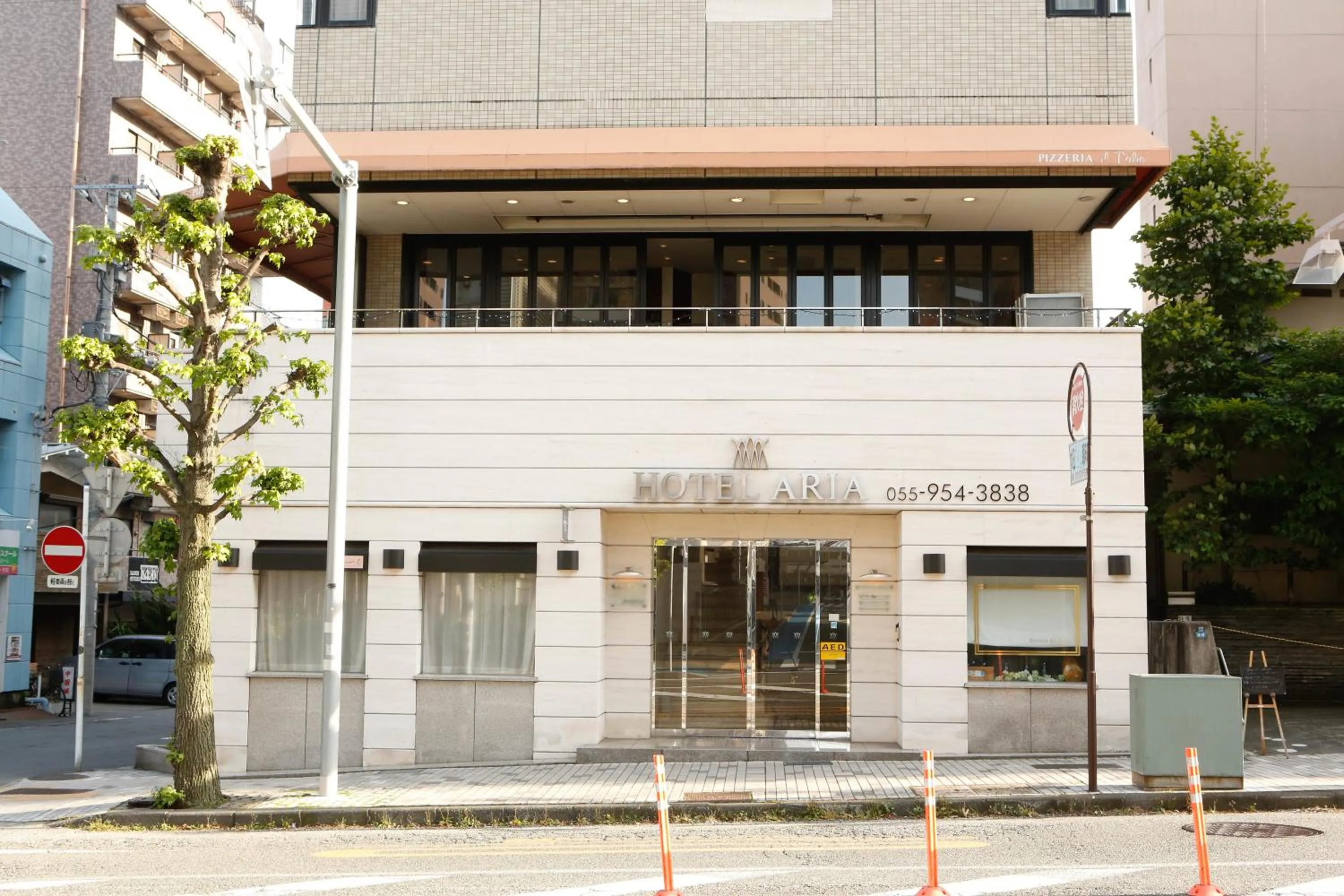 Facade/entrance in Hotel Aria