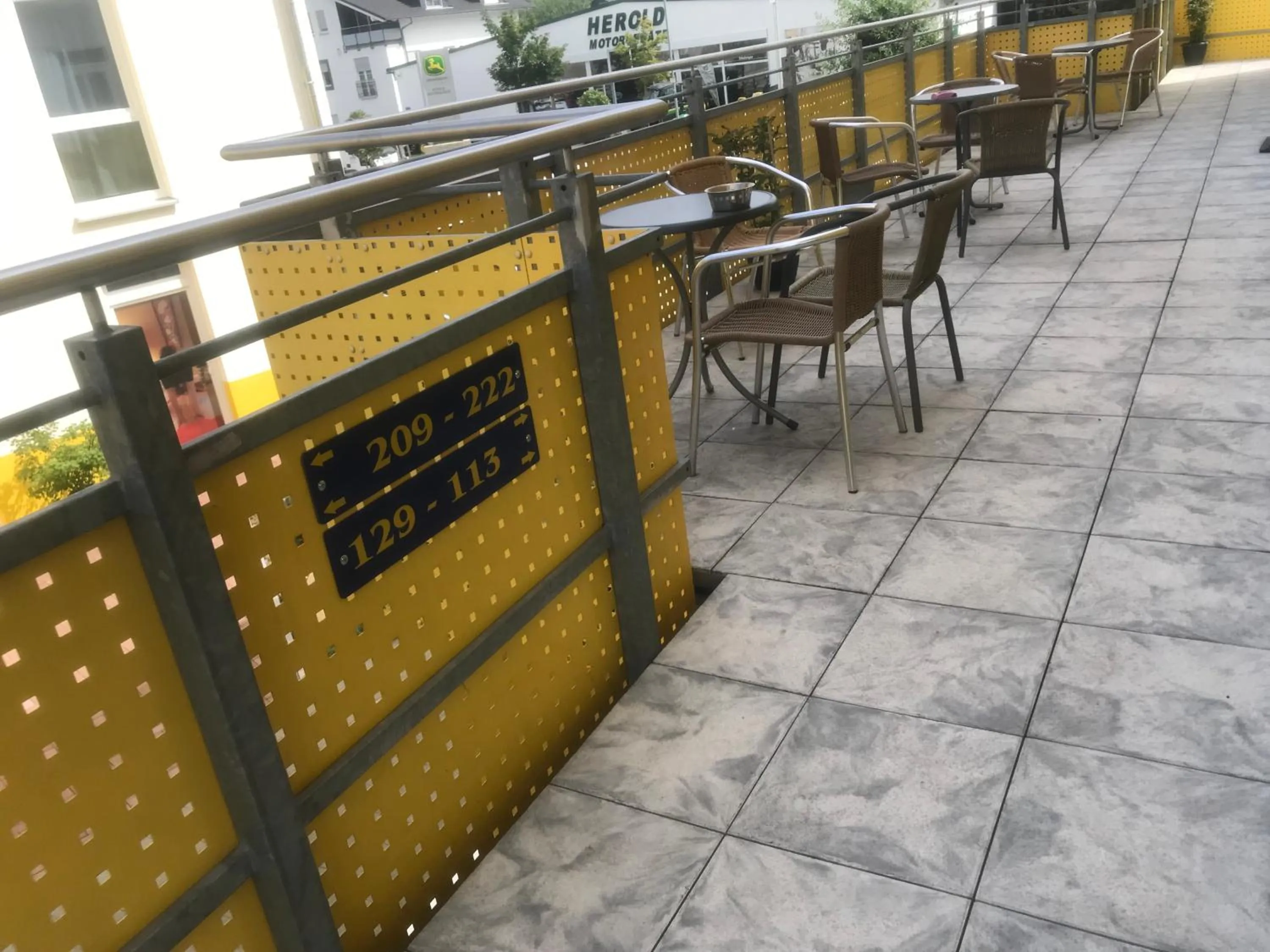 Balcony/Terrace in i-Motel