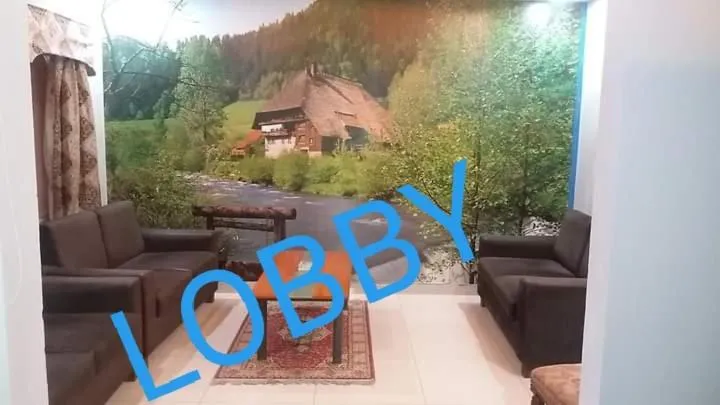 Seating area in Hira Guest House