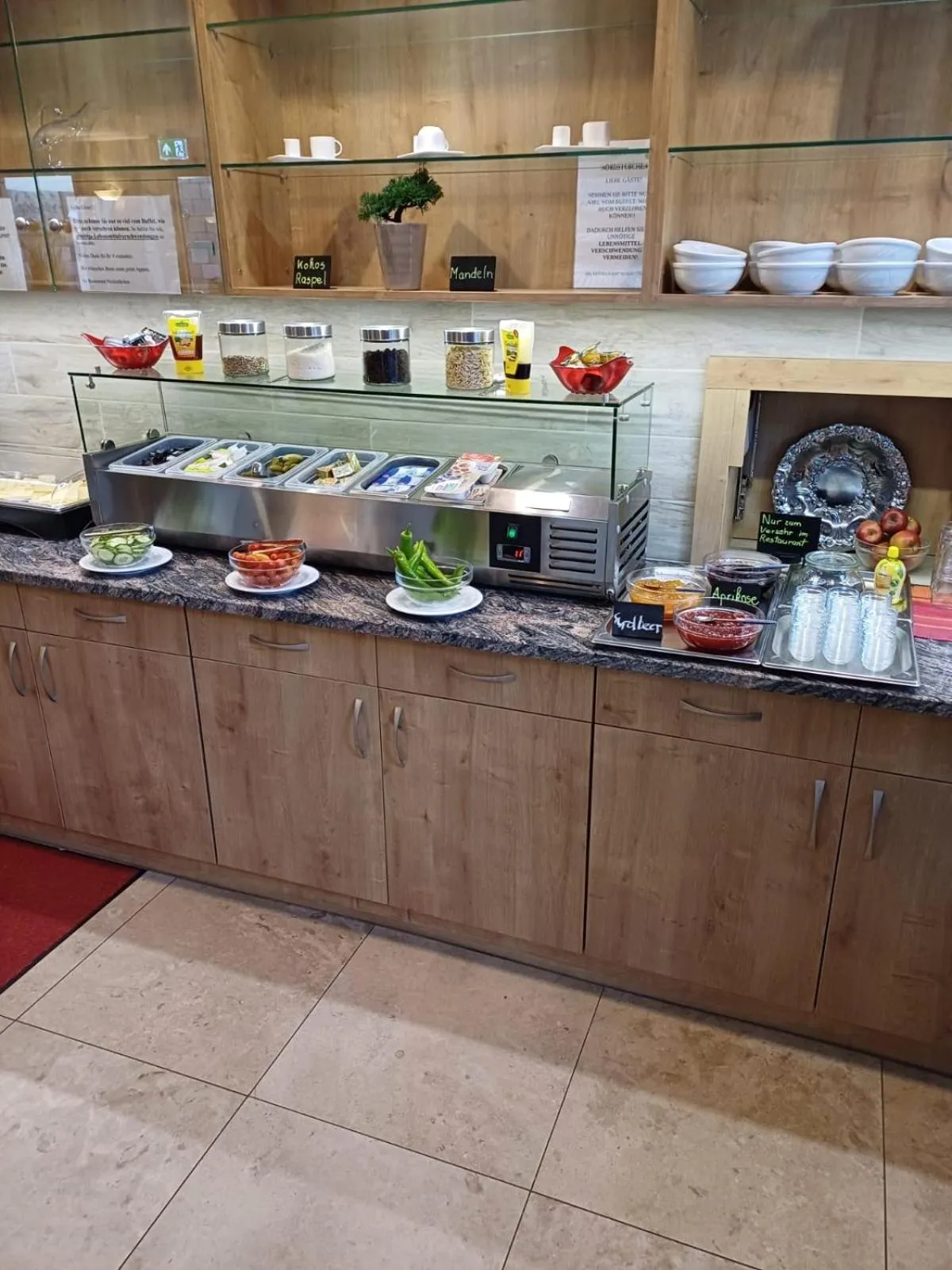 Buffet breakfast in Hotel Nord