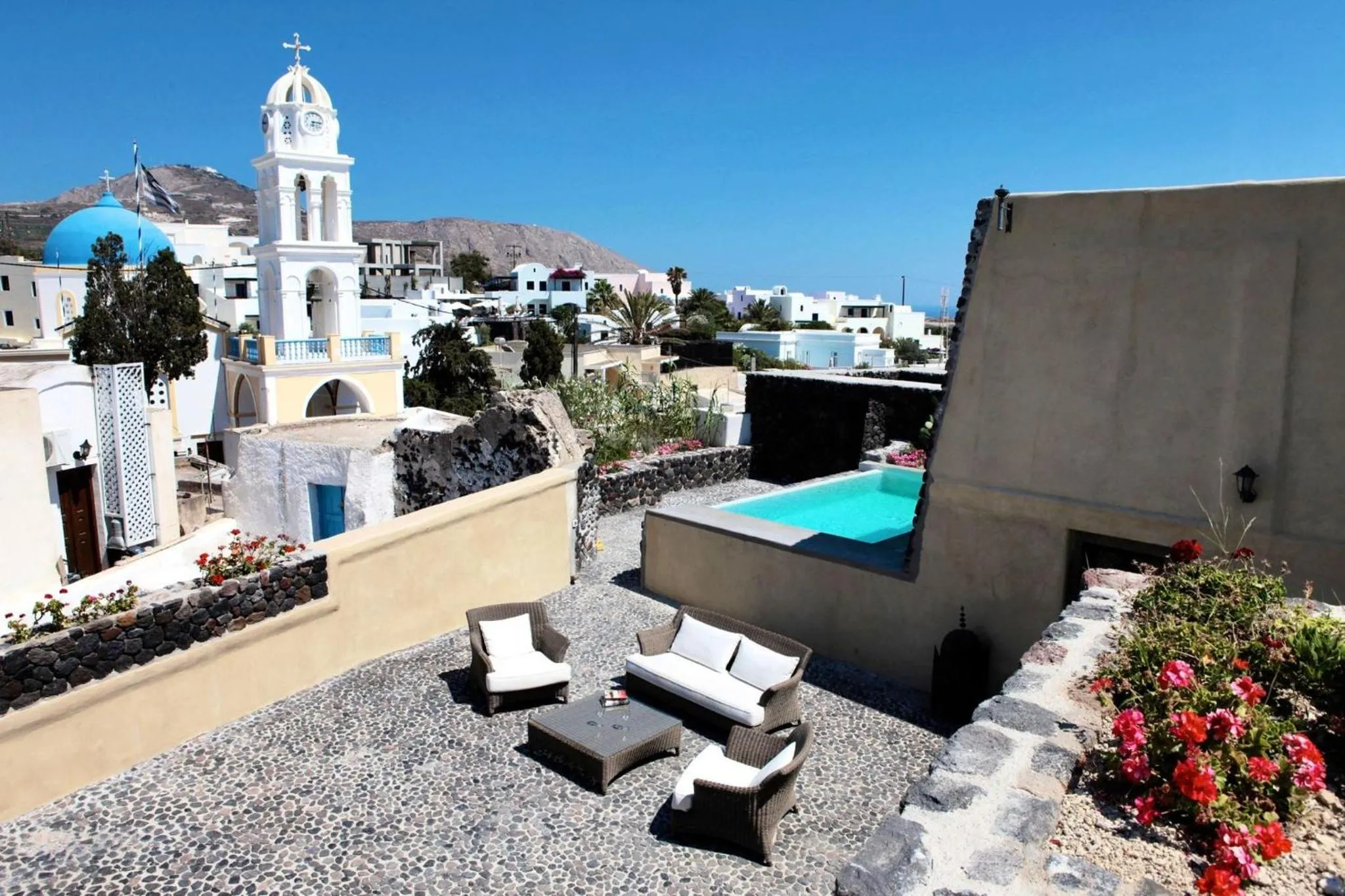 Super Luxury Santorini Villa Mansion Kyani Private Pool