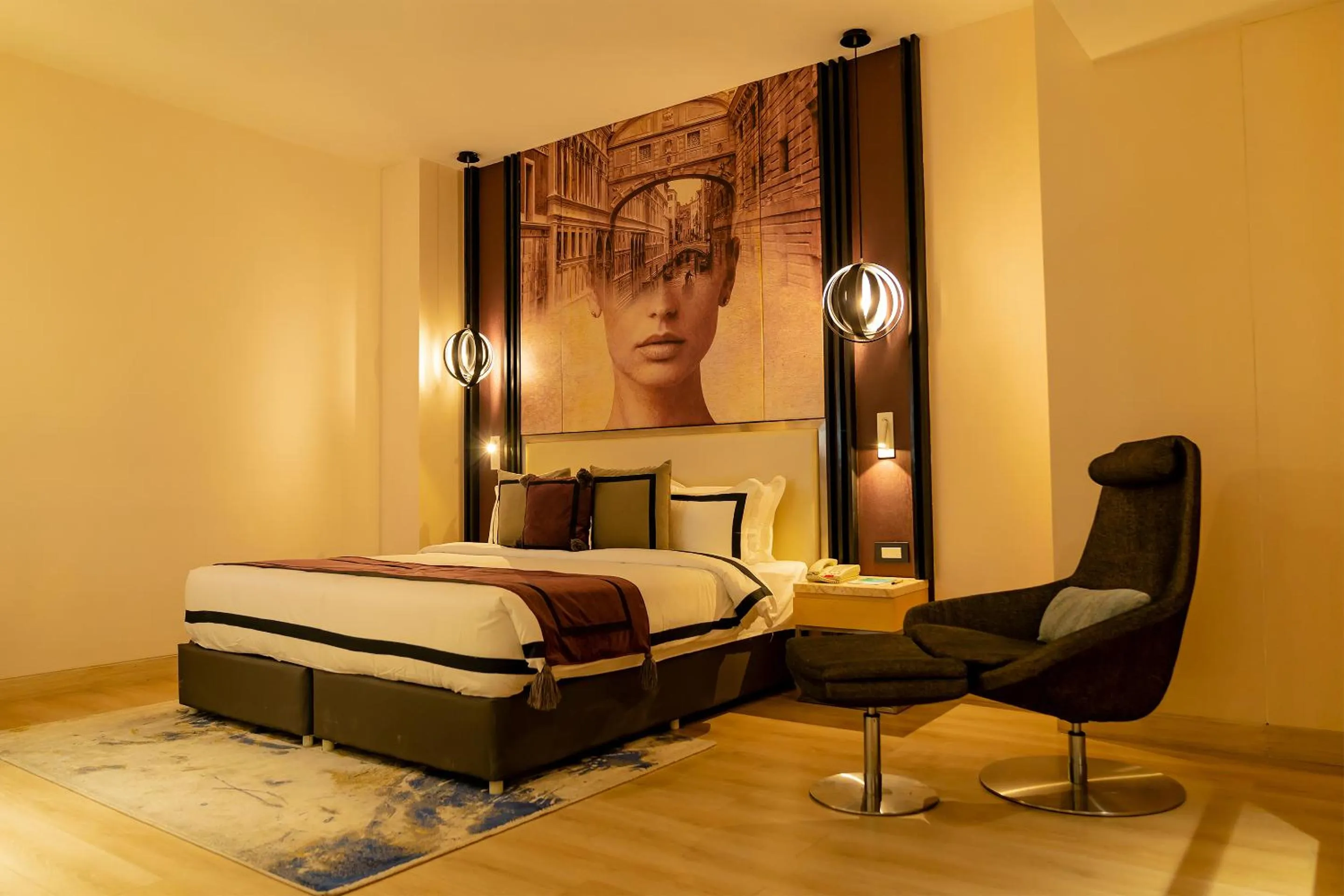 Photo of the whole room, Bed in BEYZAA HOTEL AND SUITES