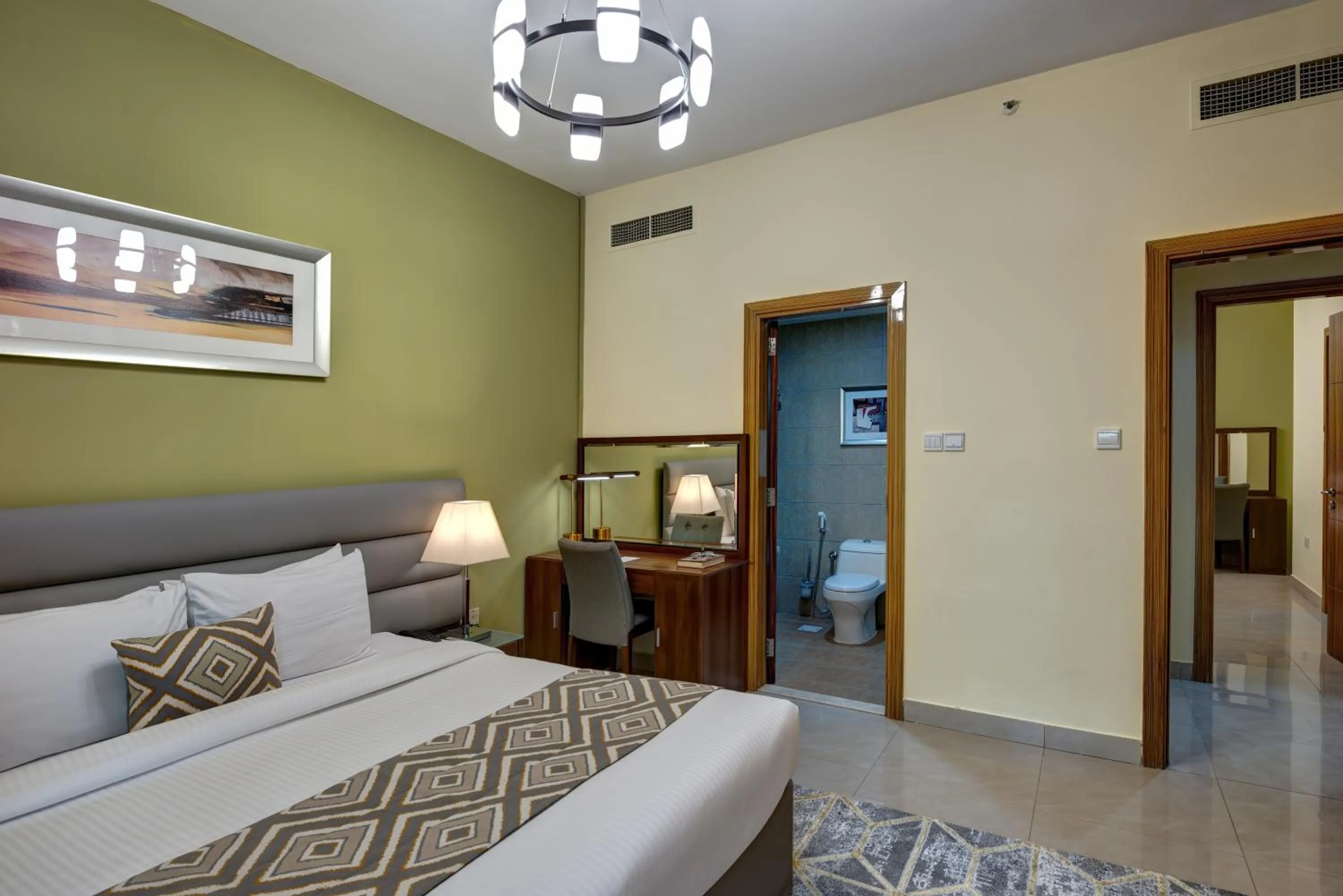Bedroom, Bed in Radiance Premium Suites