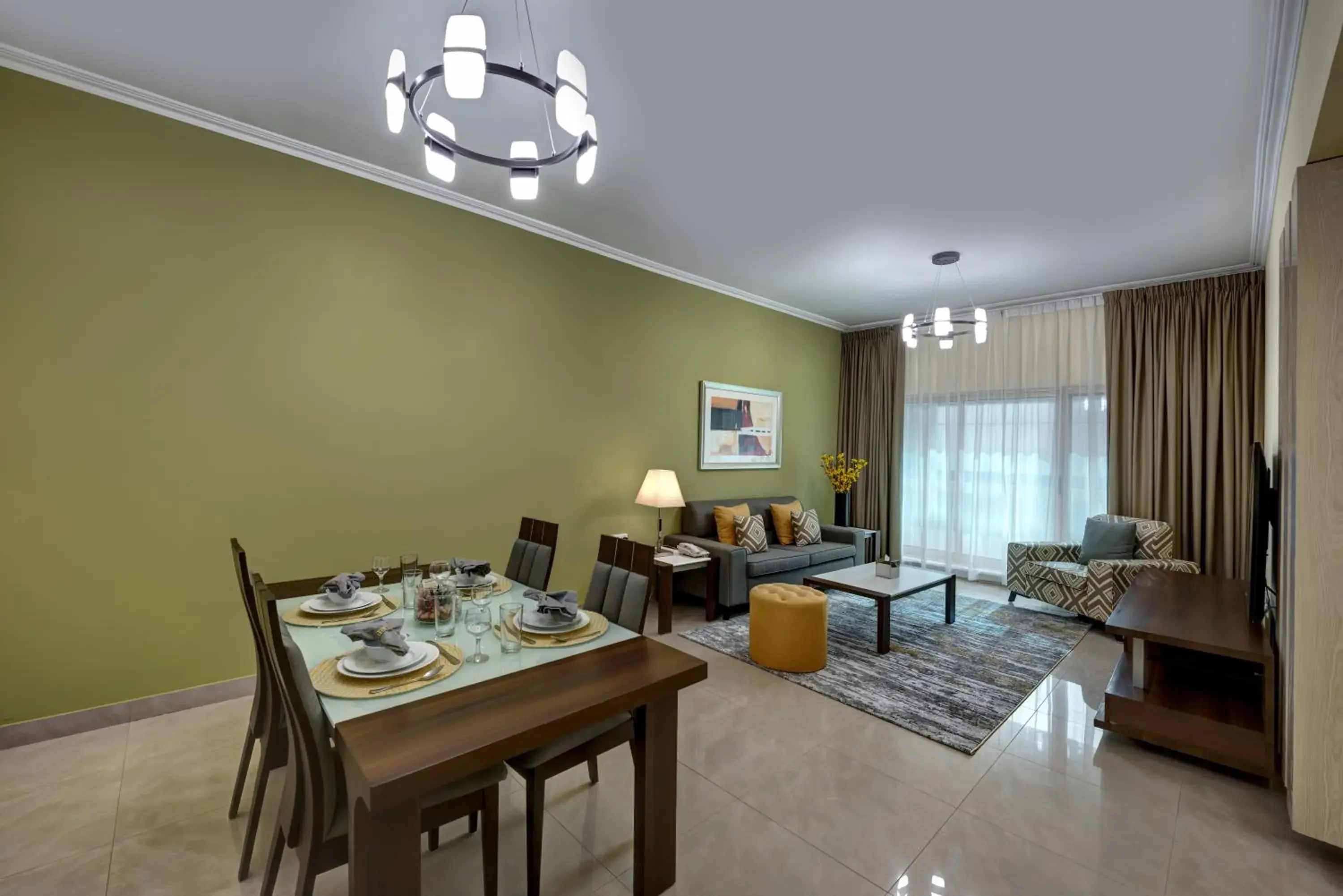 Living room in Radiance Premium Suites