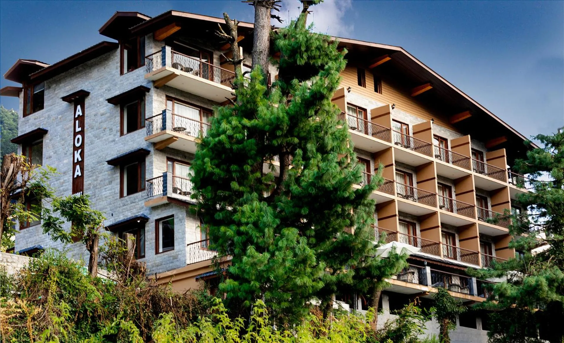 Property building in Aloka Resort