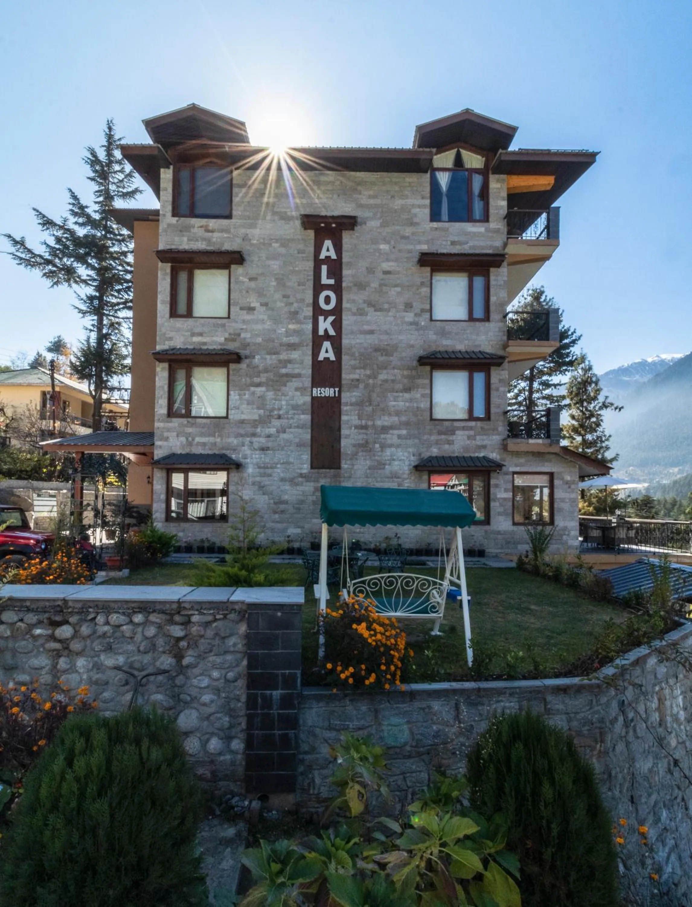 Property building in Aloka Resort