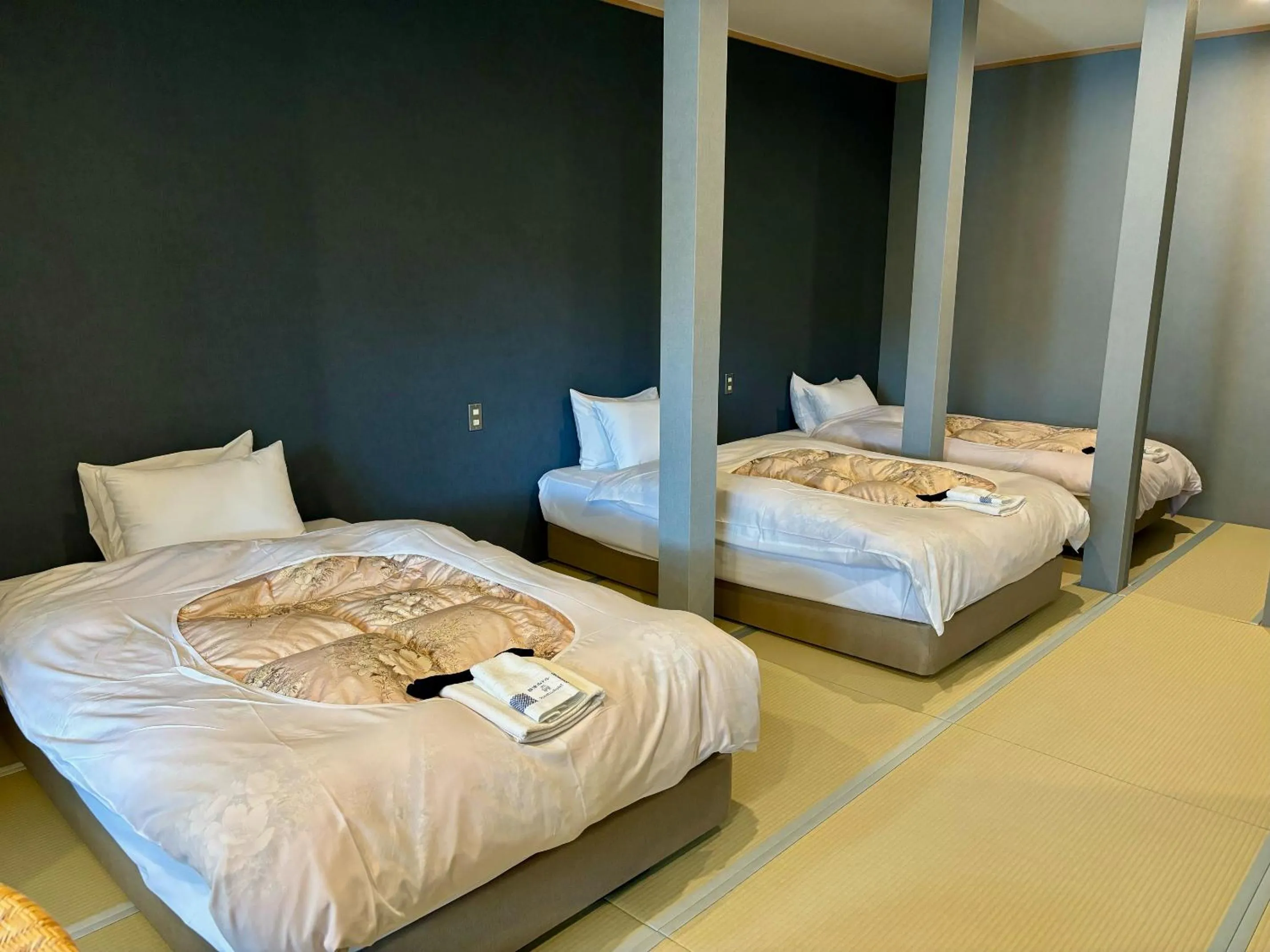 Bed in Kusatsu Onsen Kusatsu Hotel1913