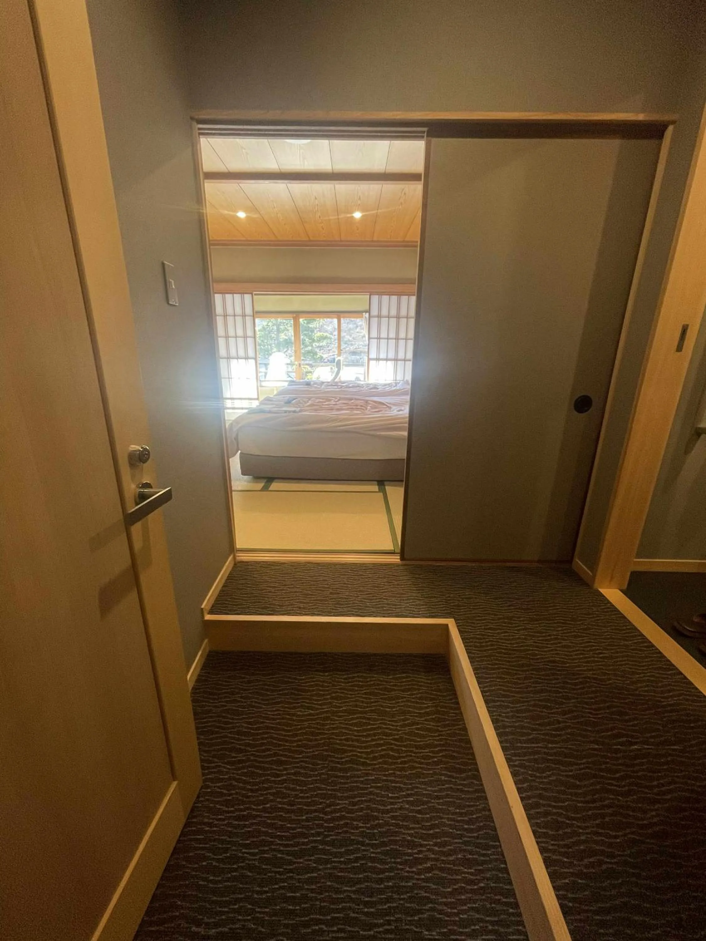 Bed in Kusatsu Onsen Kusatsu Hotel1913