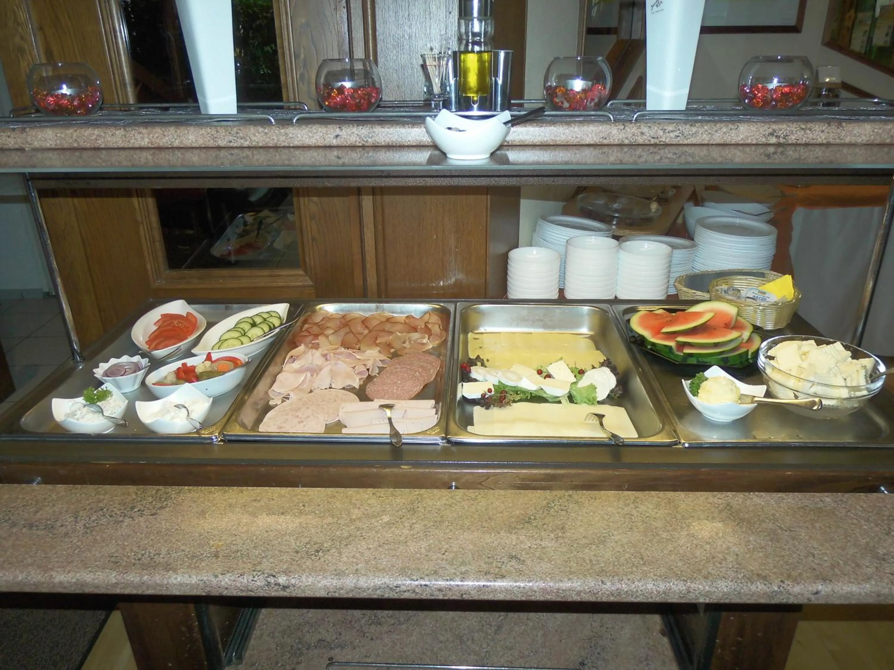 Buffet breakfast in Hotel Schoos