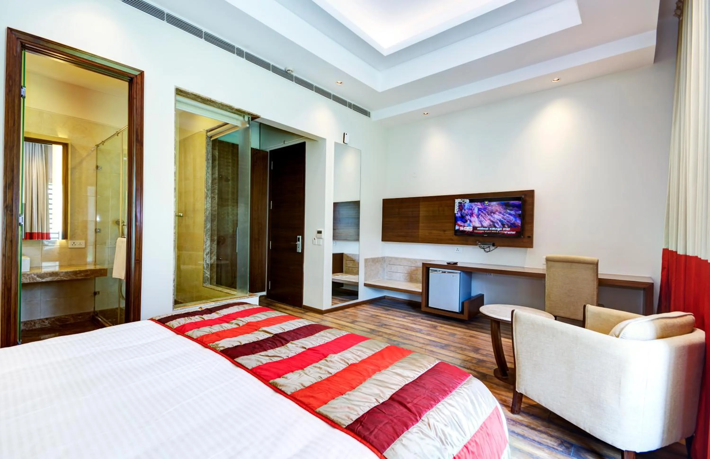 Photo of the whole room, Bed in Hotel La Sagrita,Sunder Nagar