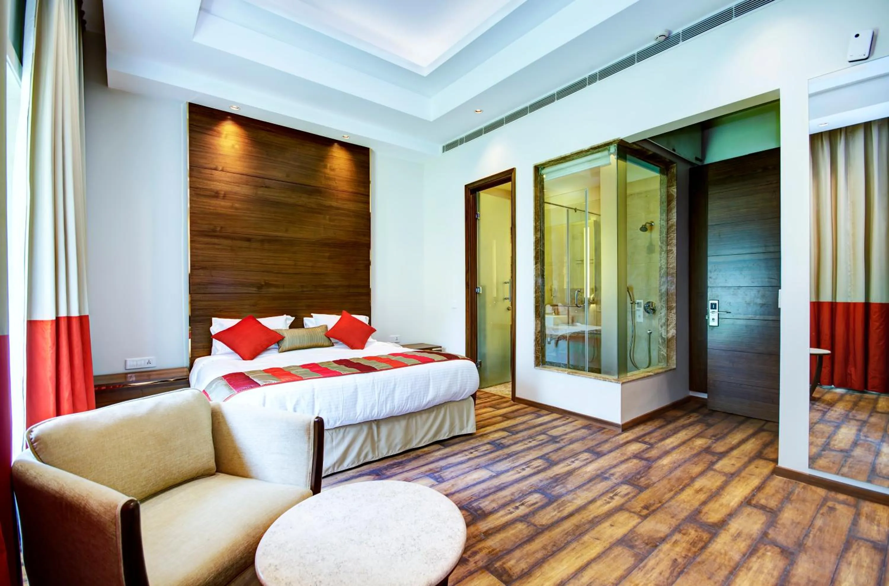 Photo of the whole room, Bed in Hotel La Sagrita,Sunder Nagar