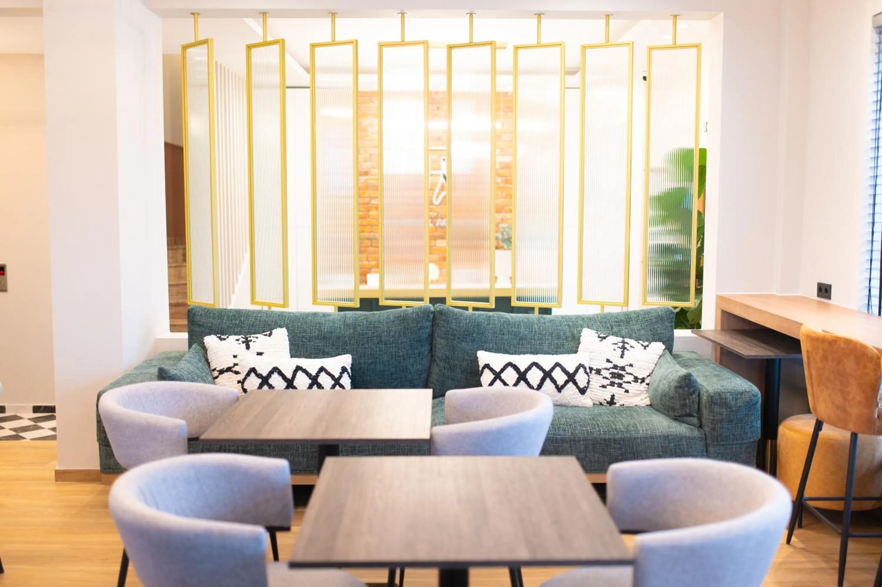 Living room in Aggelos Hotel