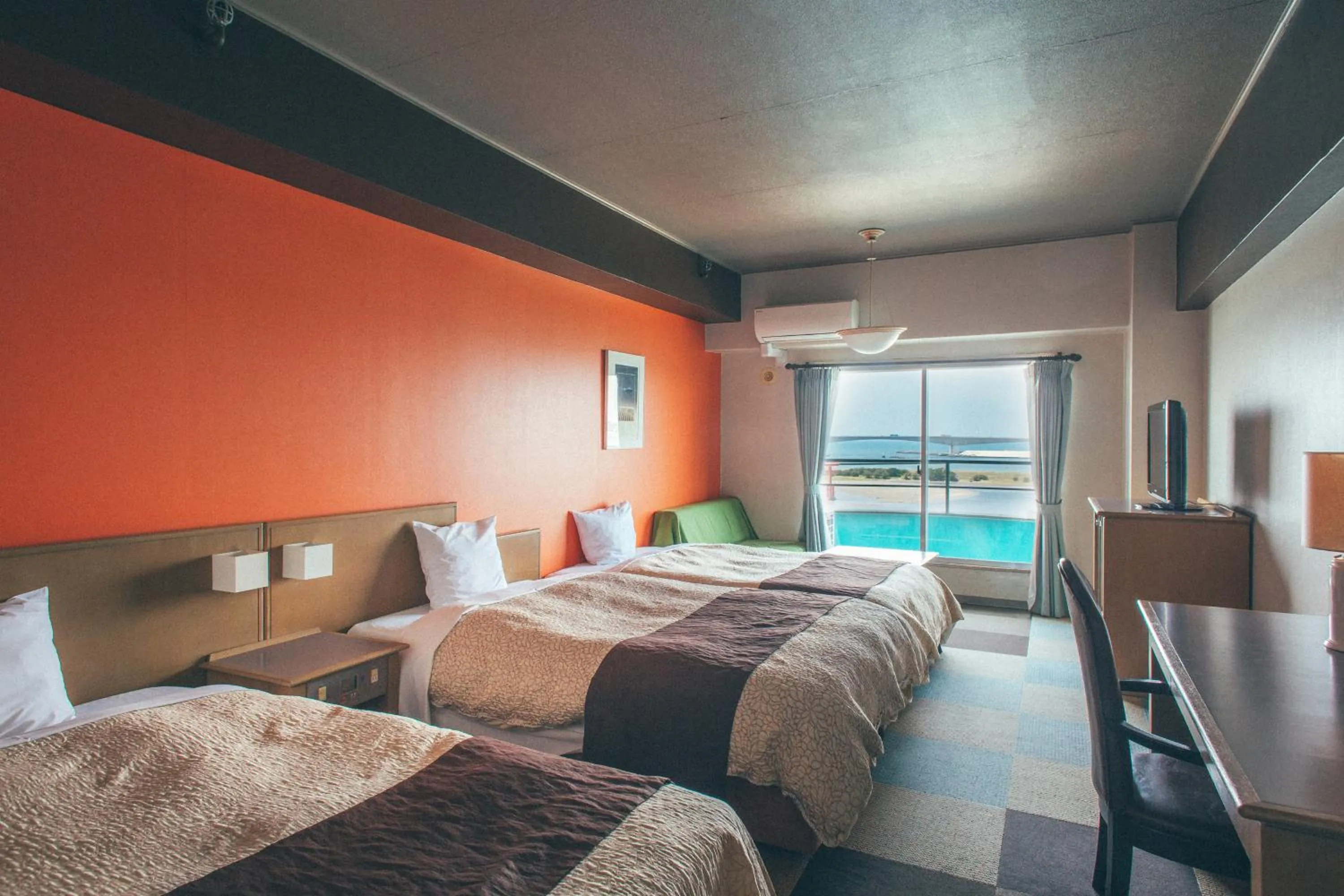 Bed in Hamanako Bentenjima Resort The Ocean