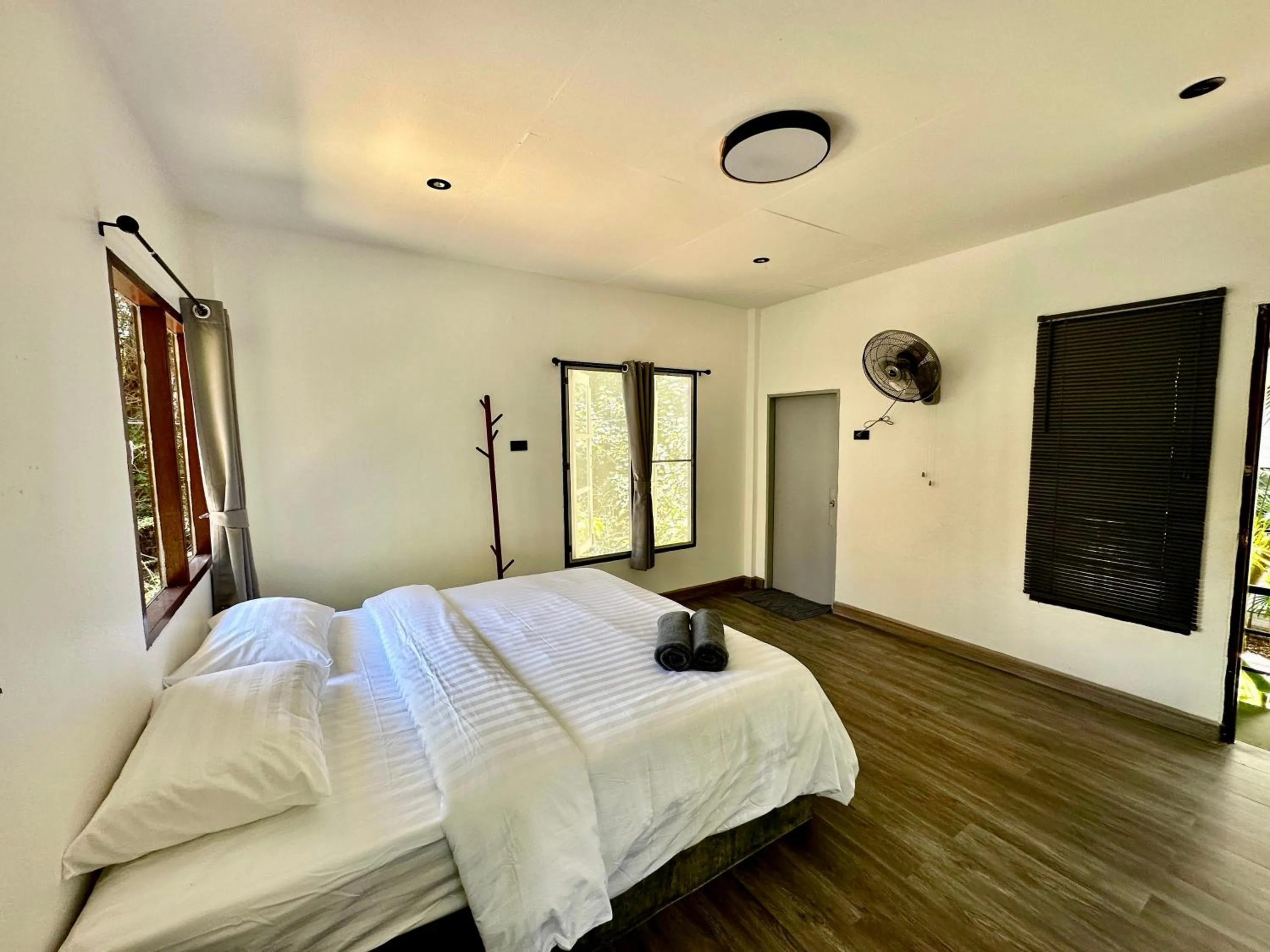 Bed in Sand Beach Bungalow