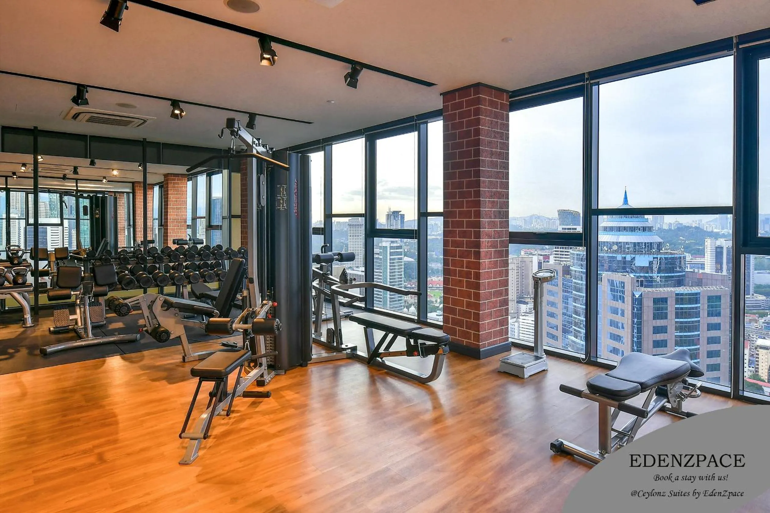 Fitness centre/facilities in Ceylonz Suites by EdenZpace