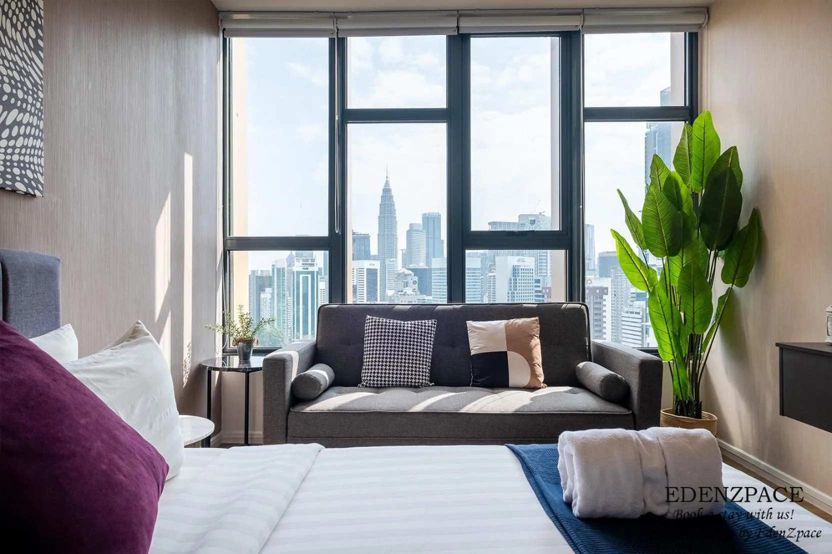 Bed in Ceylonz Suites by EdenZpace