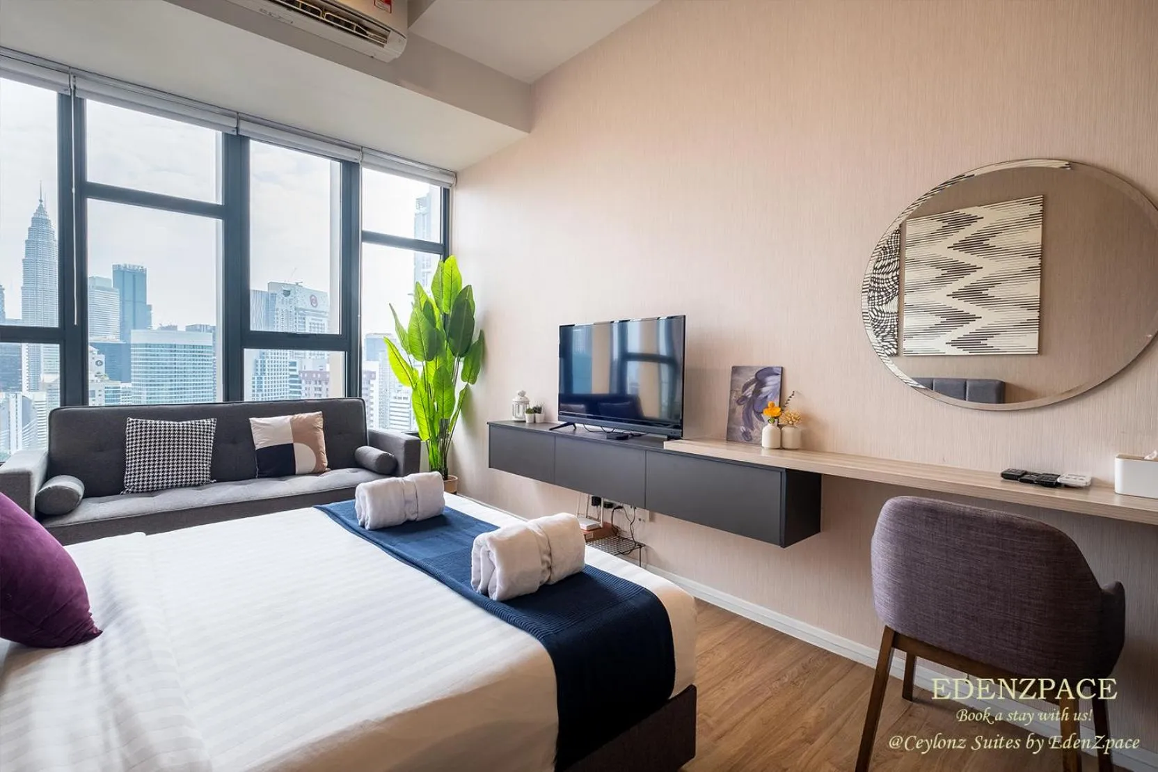 Bed in Ceylonz Suites by EdenZpace