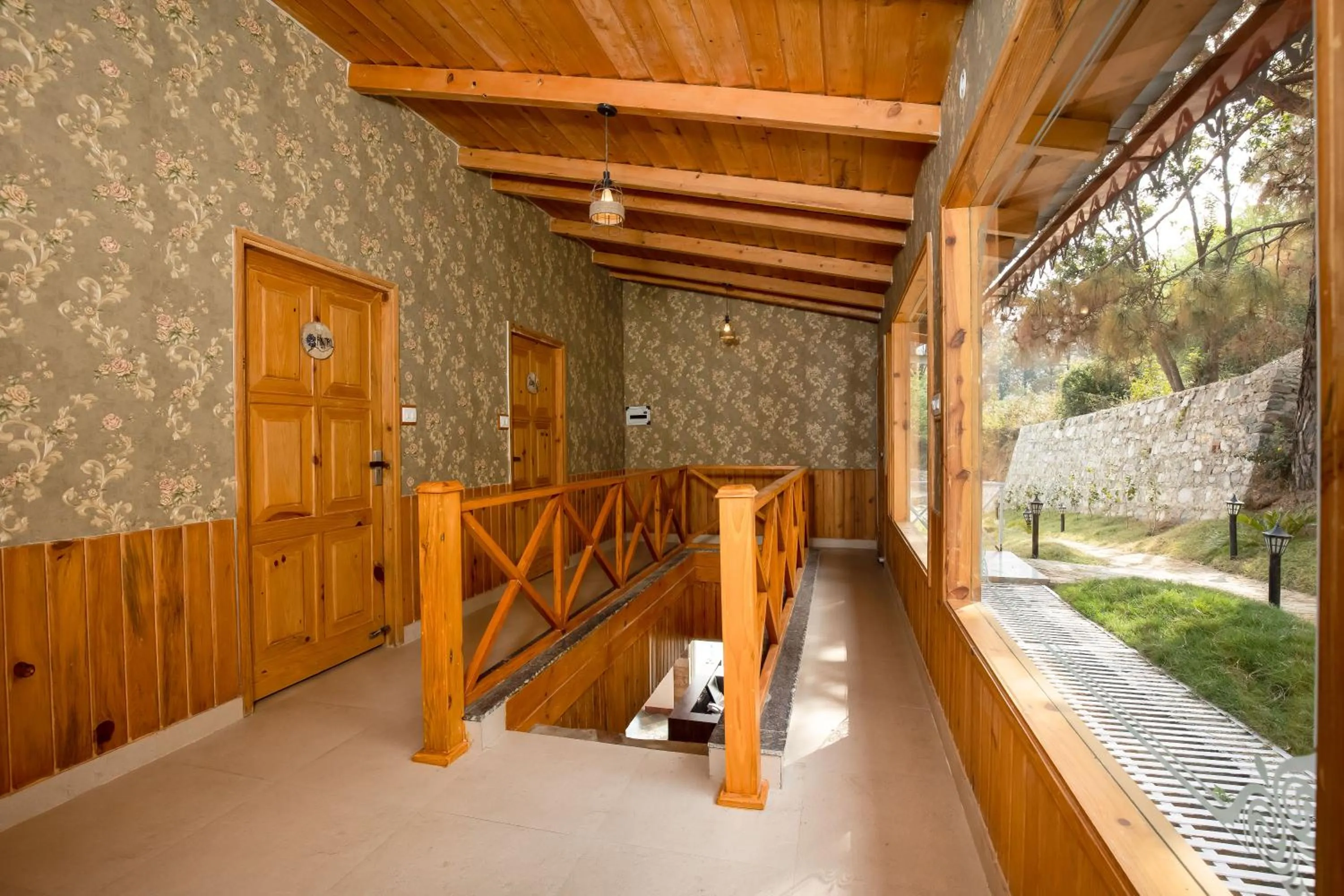 Balcony/Terrace in The Nature's Green Resort, Bhimtal, Nainital