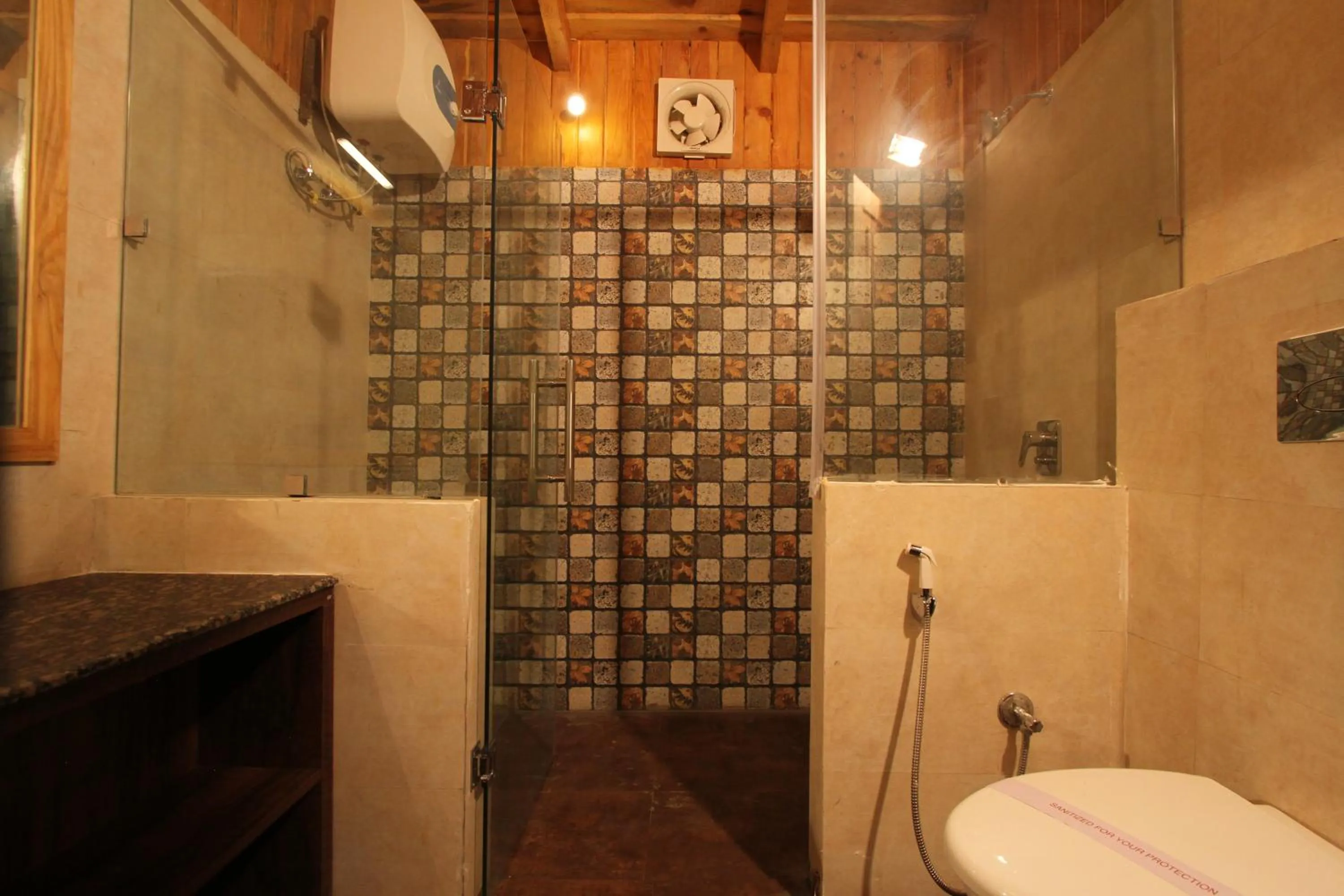 Bathroom in The Nature's Green Resort, Bhimtal, Nainital